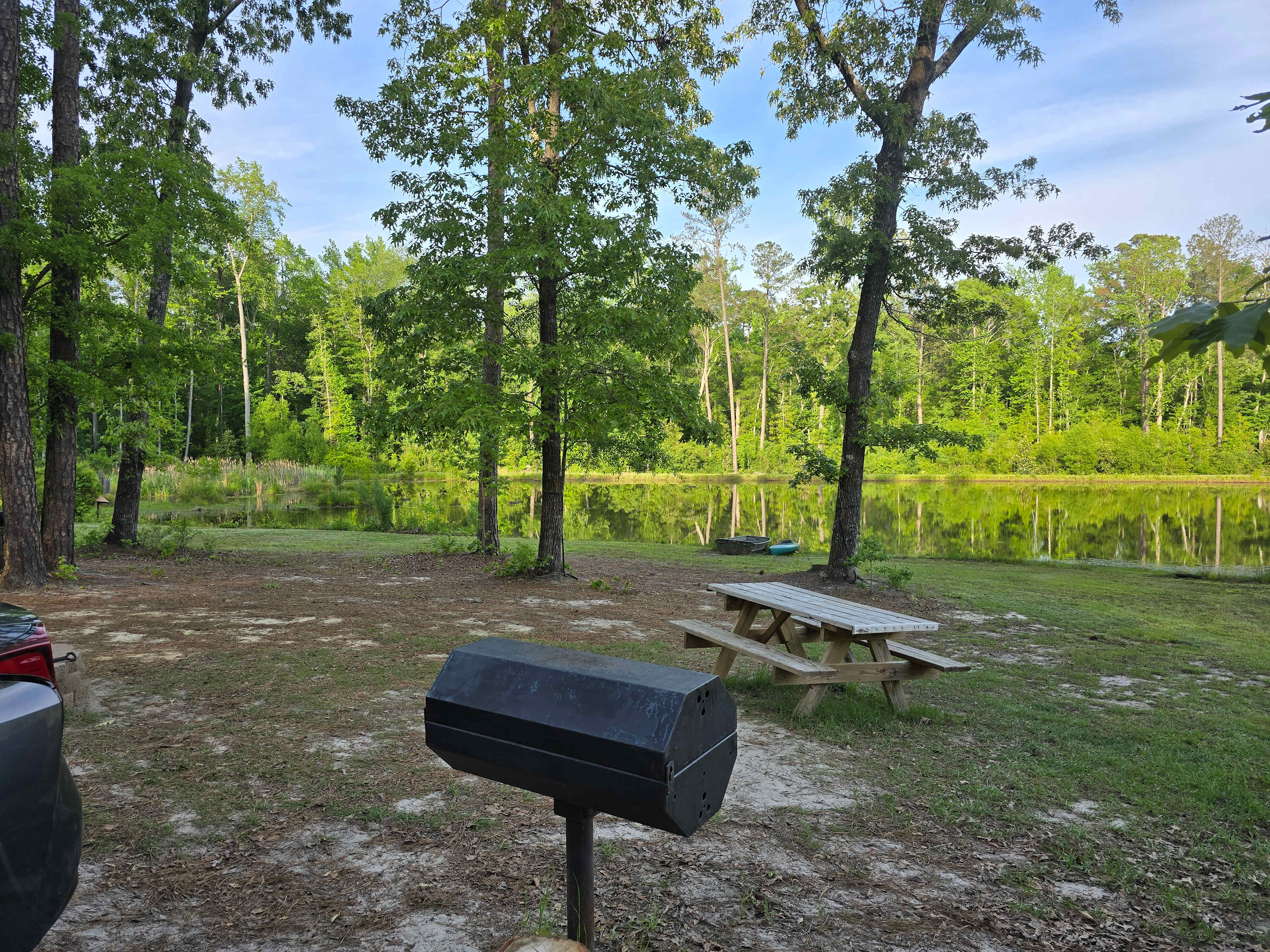 Camping on Pipers Pond