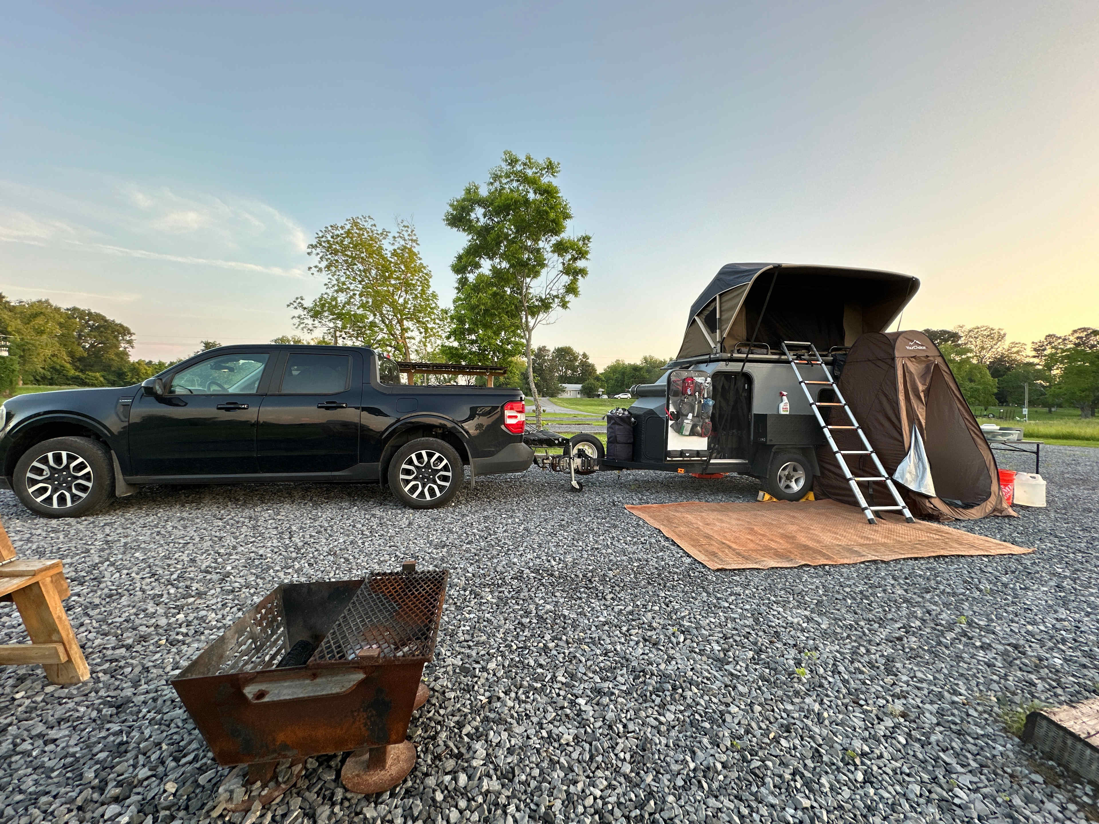 Pristine camp site