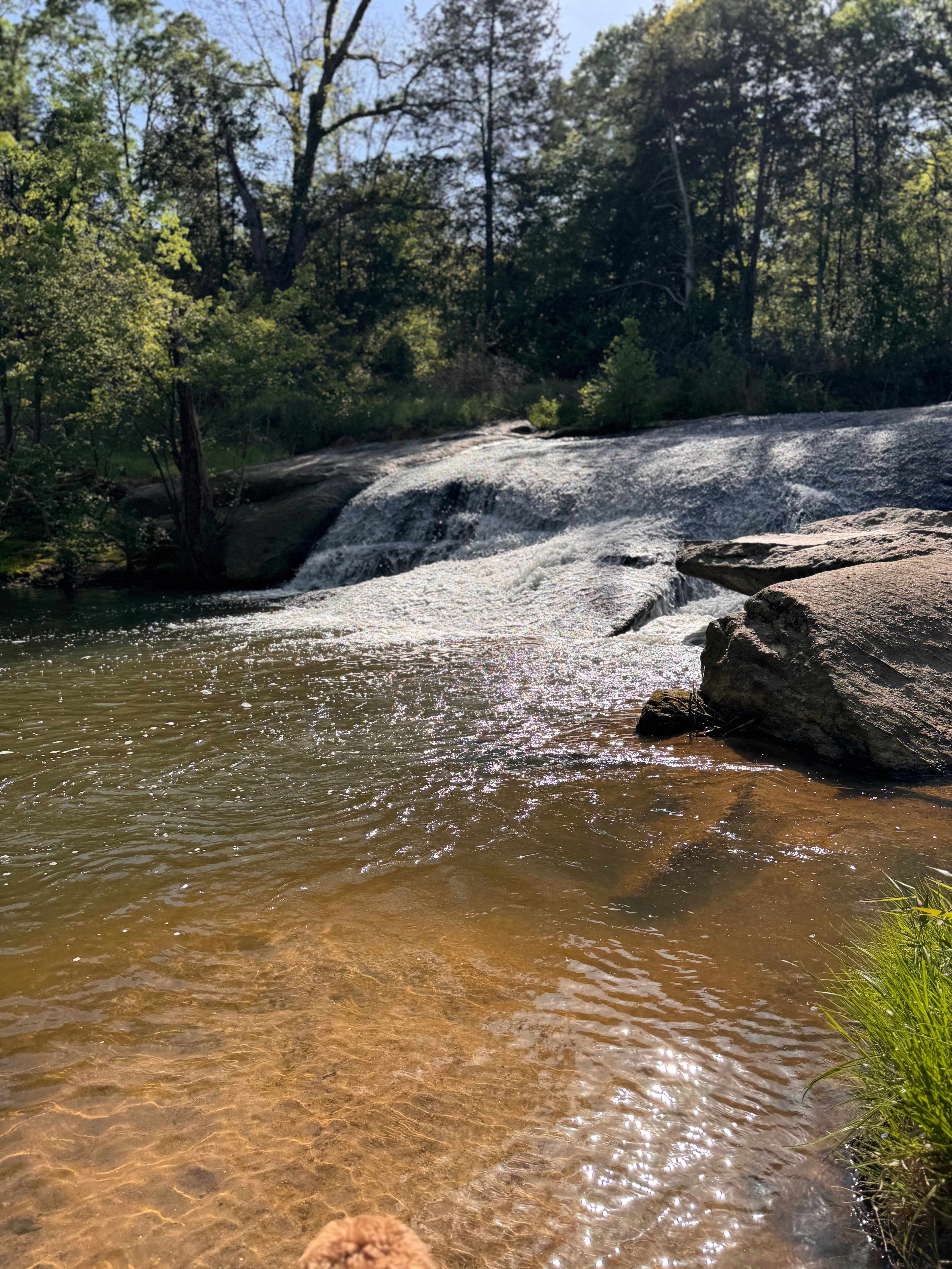 Waterfall camping close to CLT