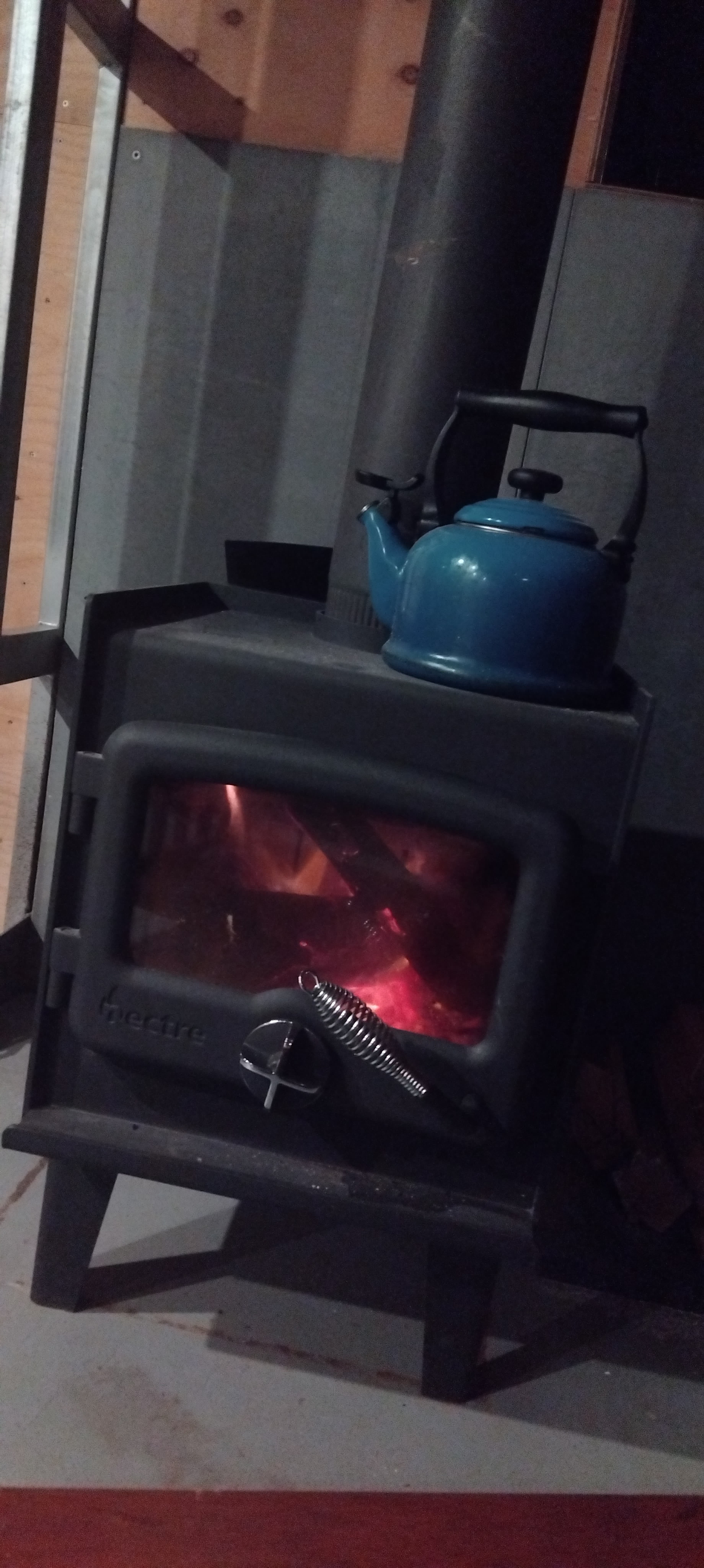 Keeping tea warm... 