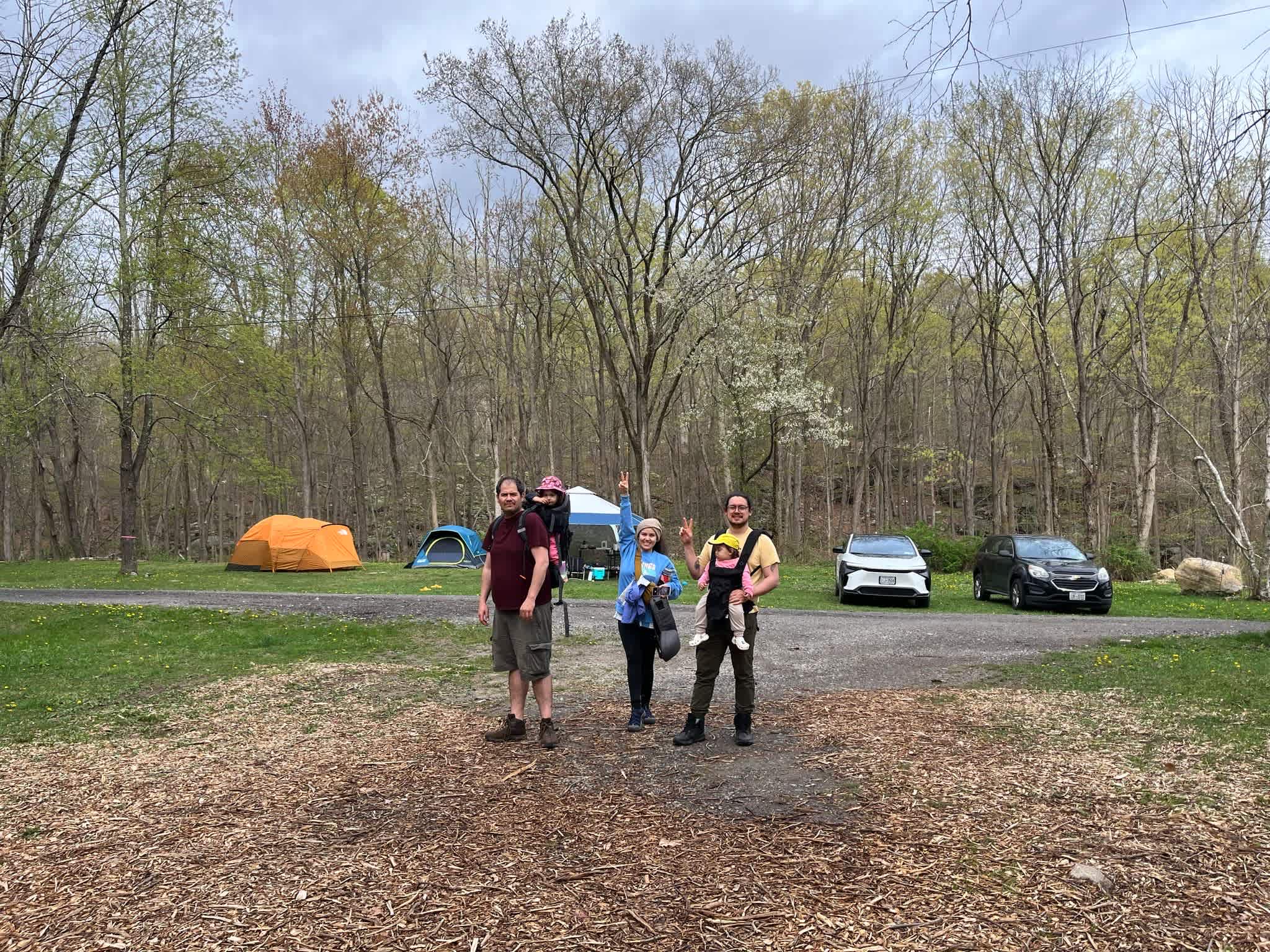 Heading to the waterfall hike