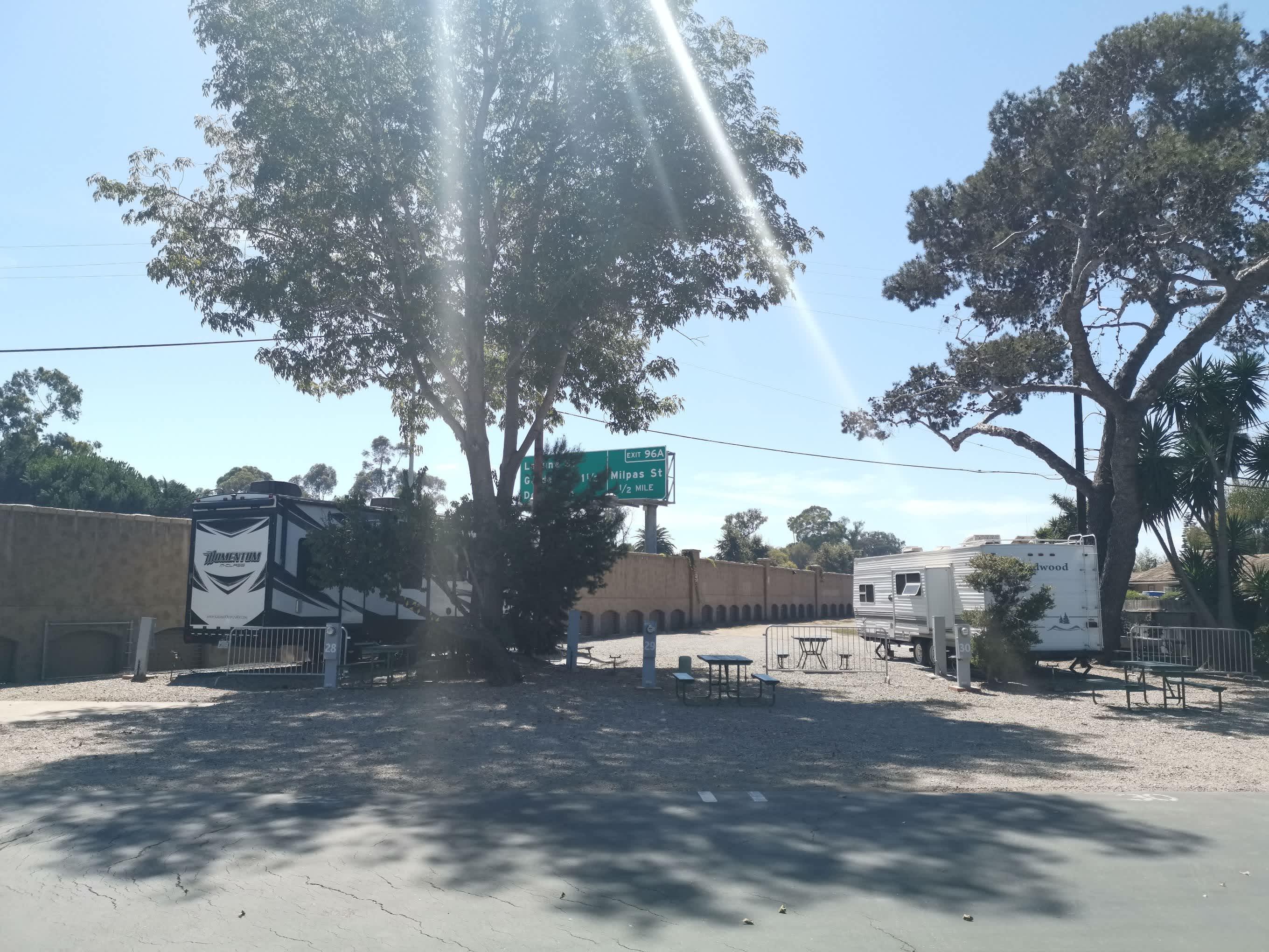Site #6 Max 36 Ft Motorhome/Campervan. NO Trailers