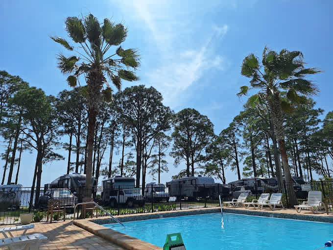 Holiday Campground on Ochlockonee Bay