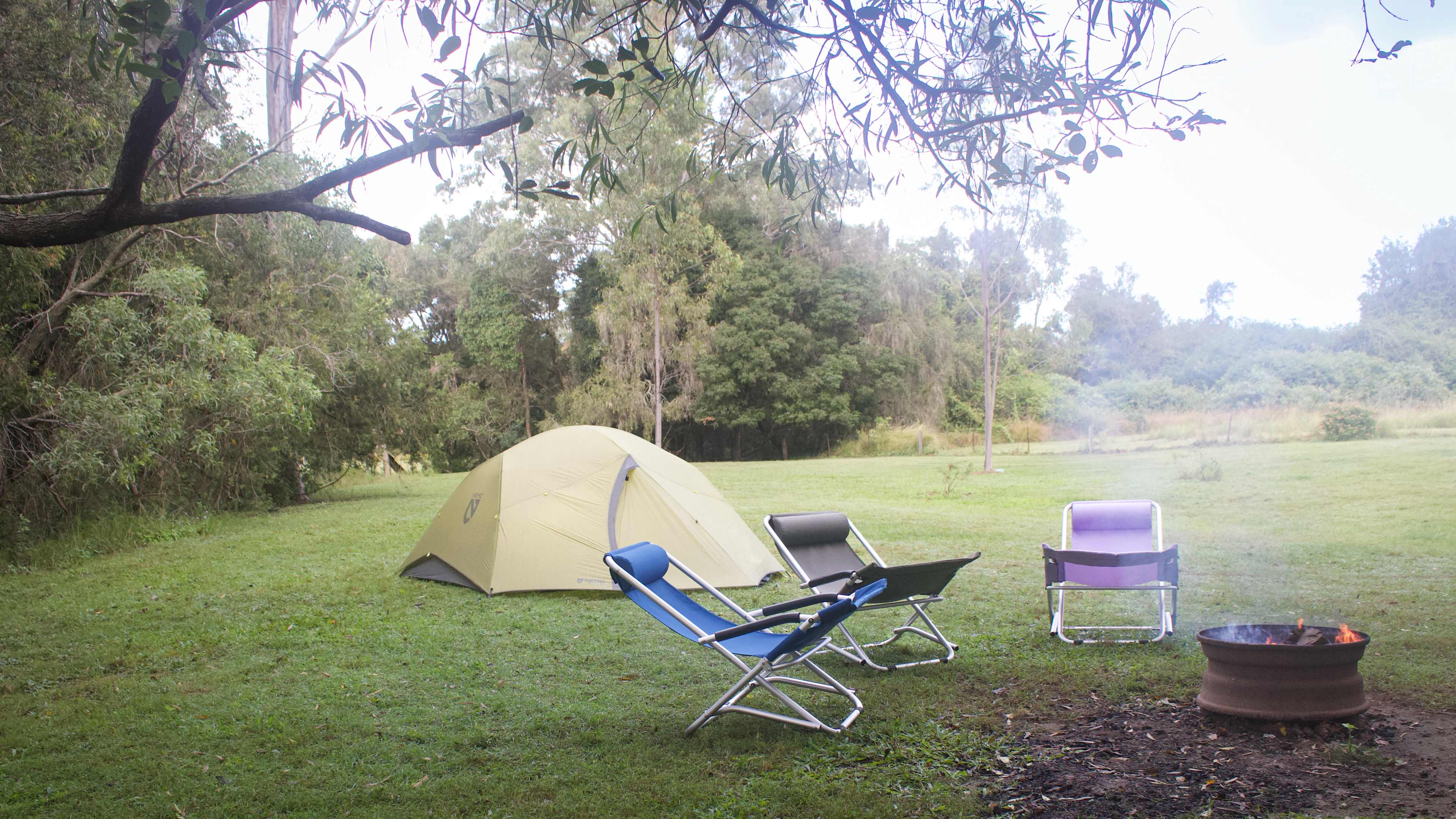 Our campsite - Quiet Creek Corner