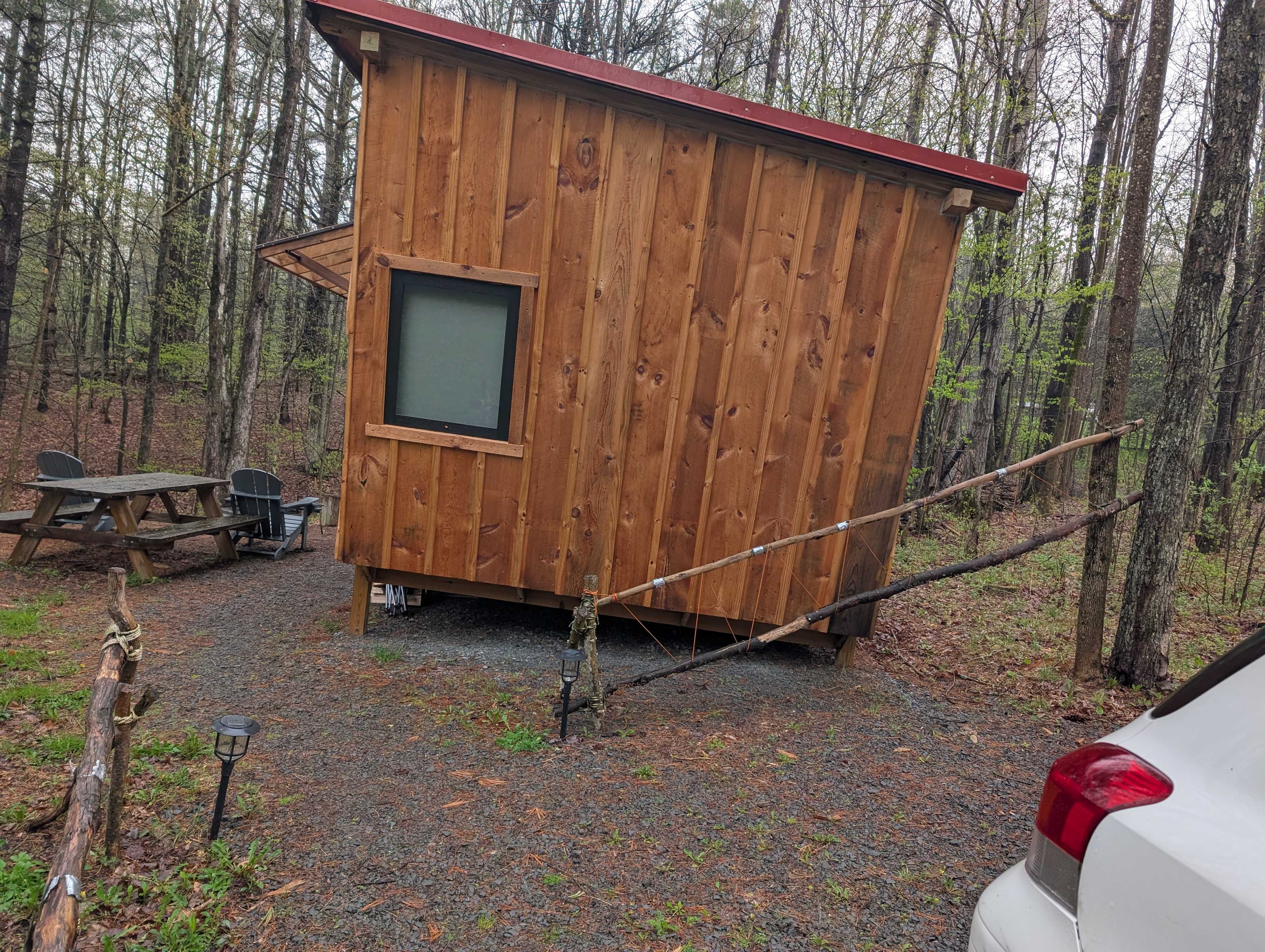 Sanctuary in the woods tent camp