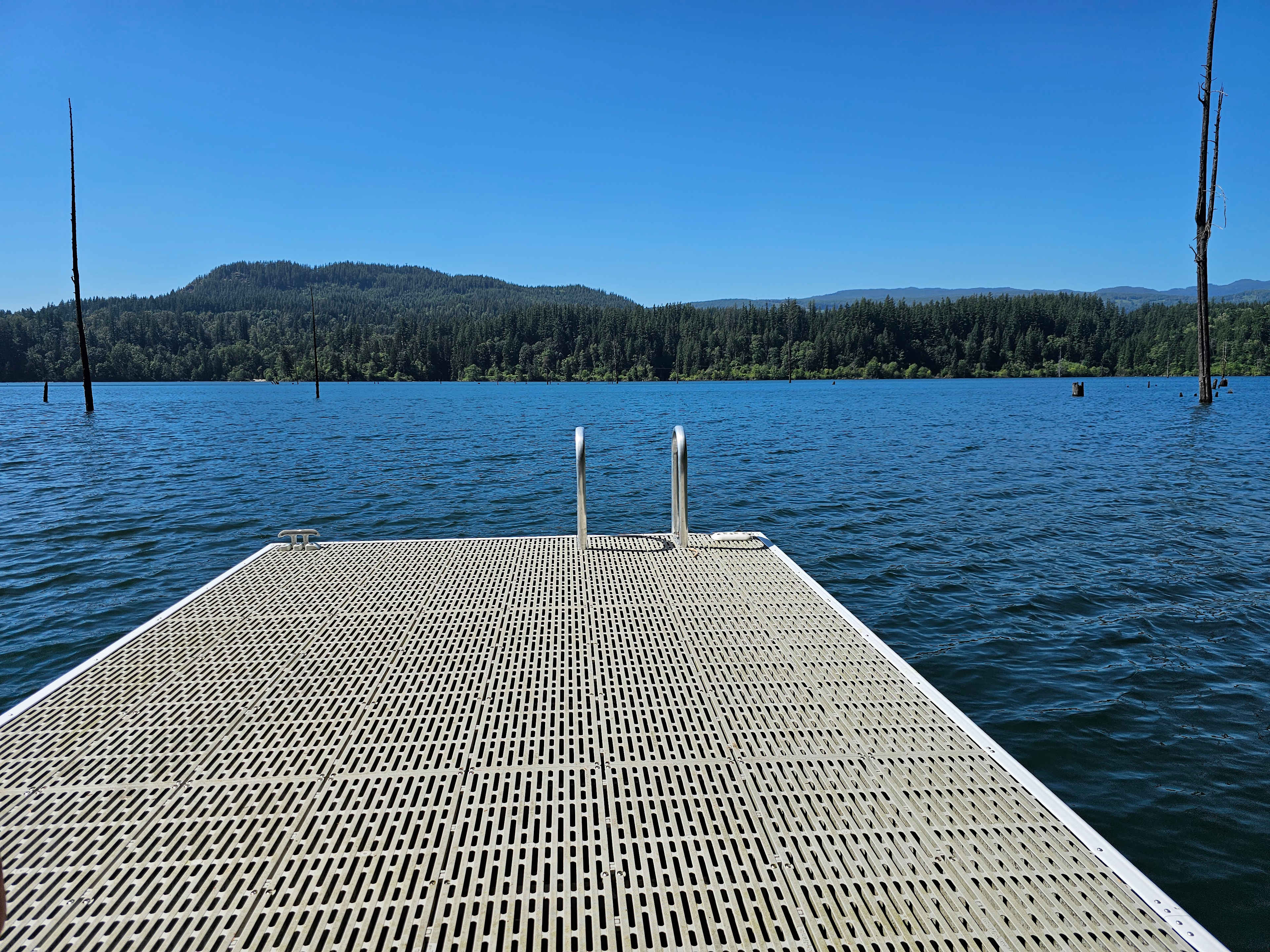 Hike from Hayward Trails Camping to Canoe Dock in about 15 minutes