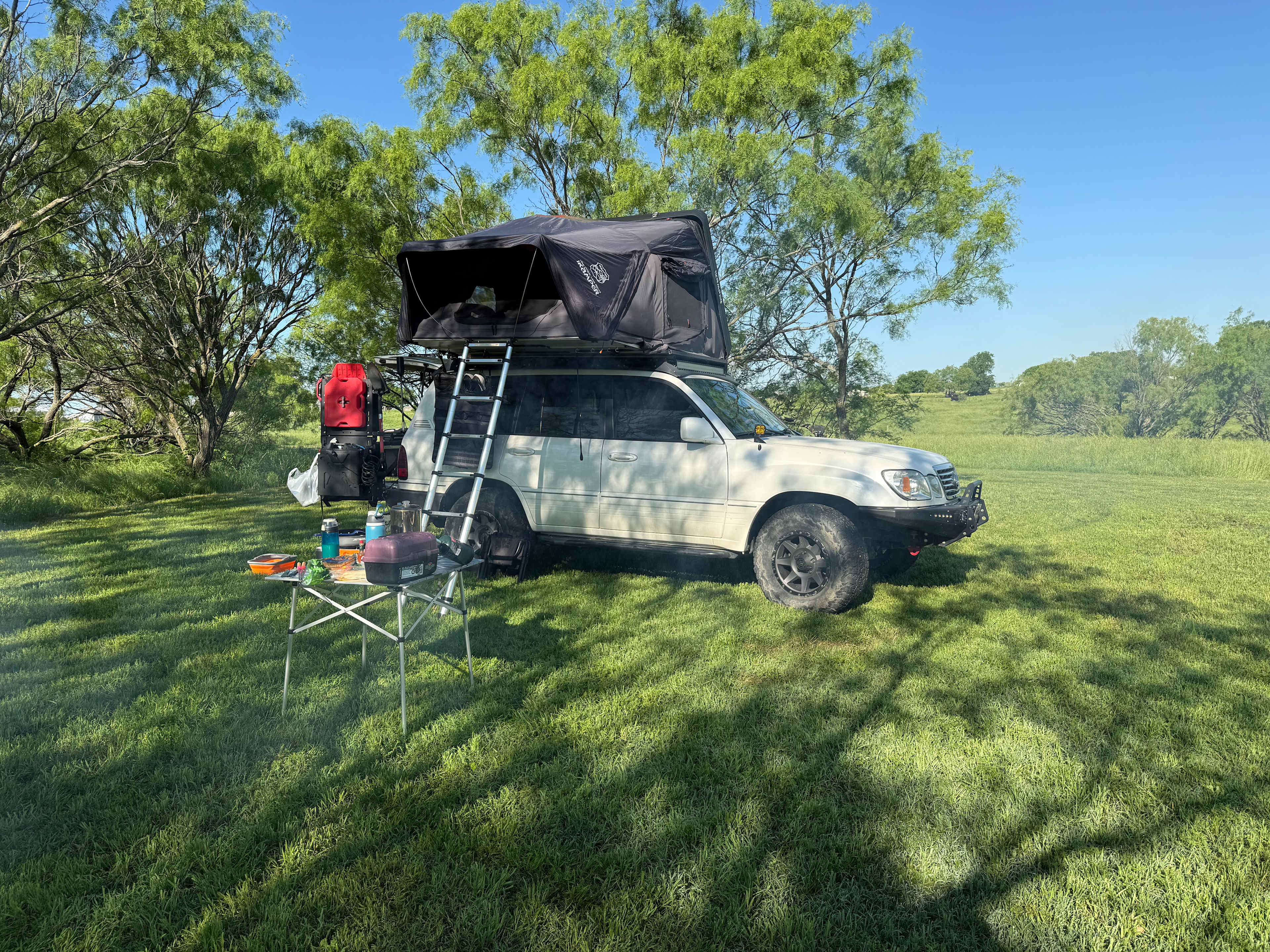Plenty of room at Camp Spot 3, closest to the watering hole.