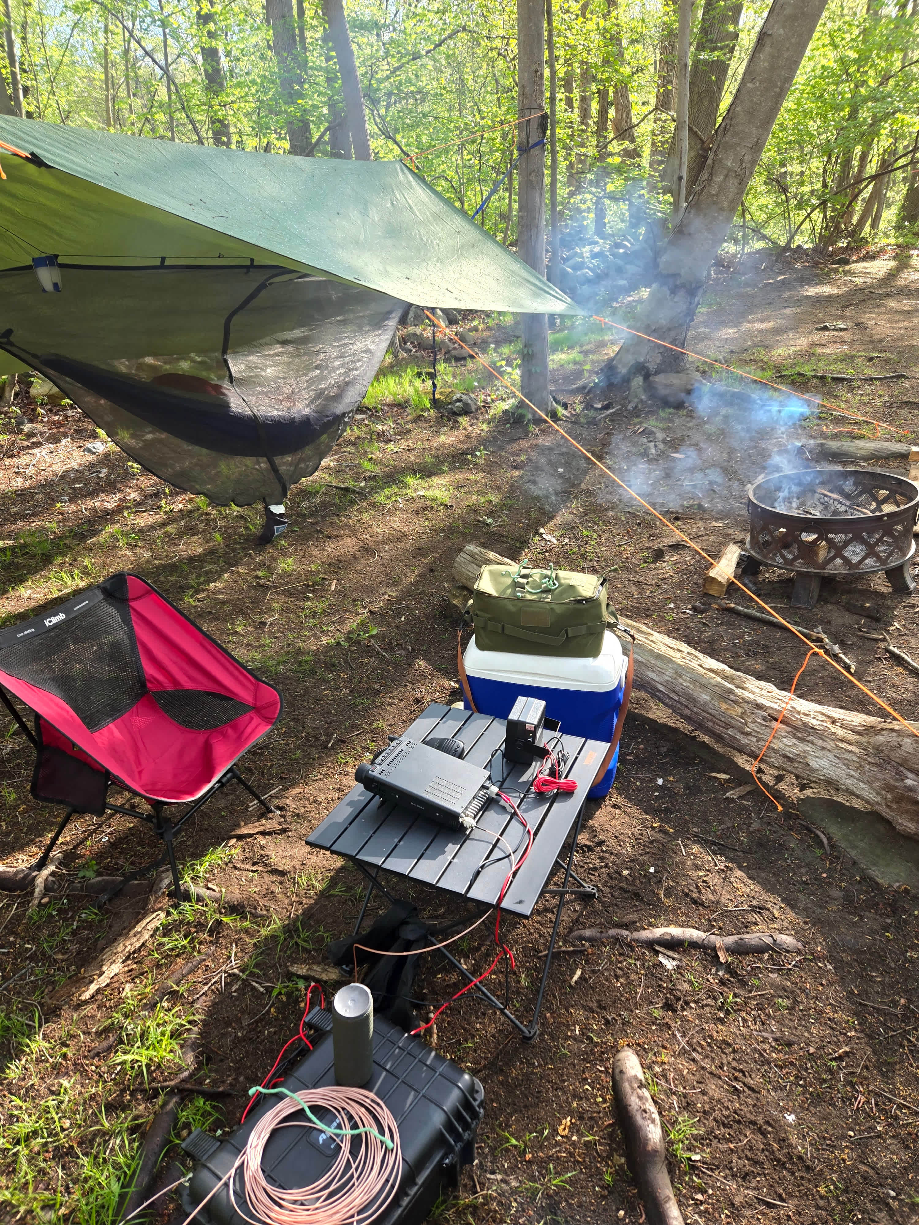 Ham radio setup 