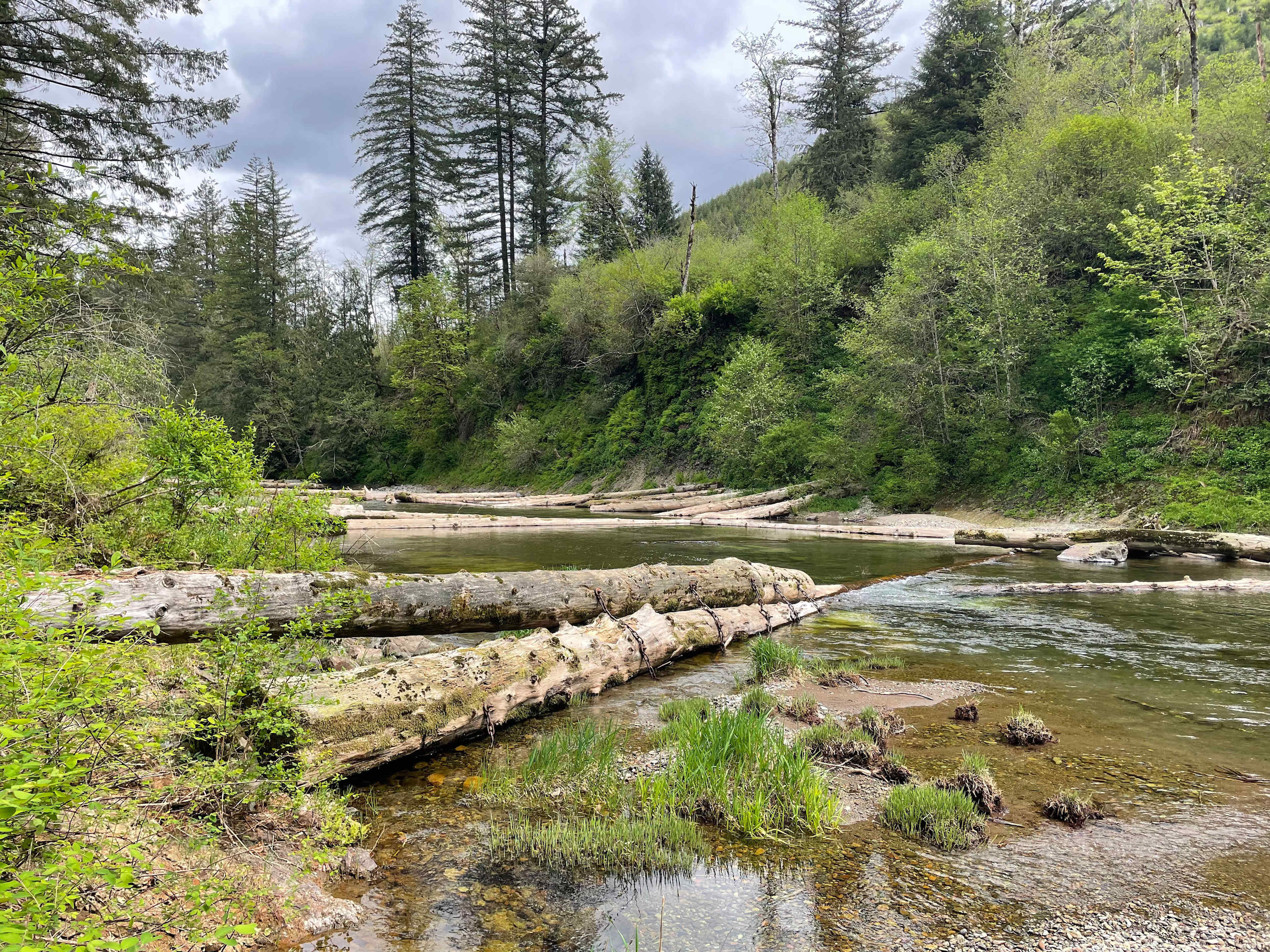 The river below our canpaite