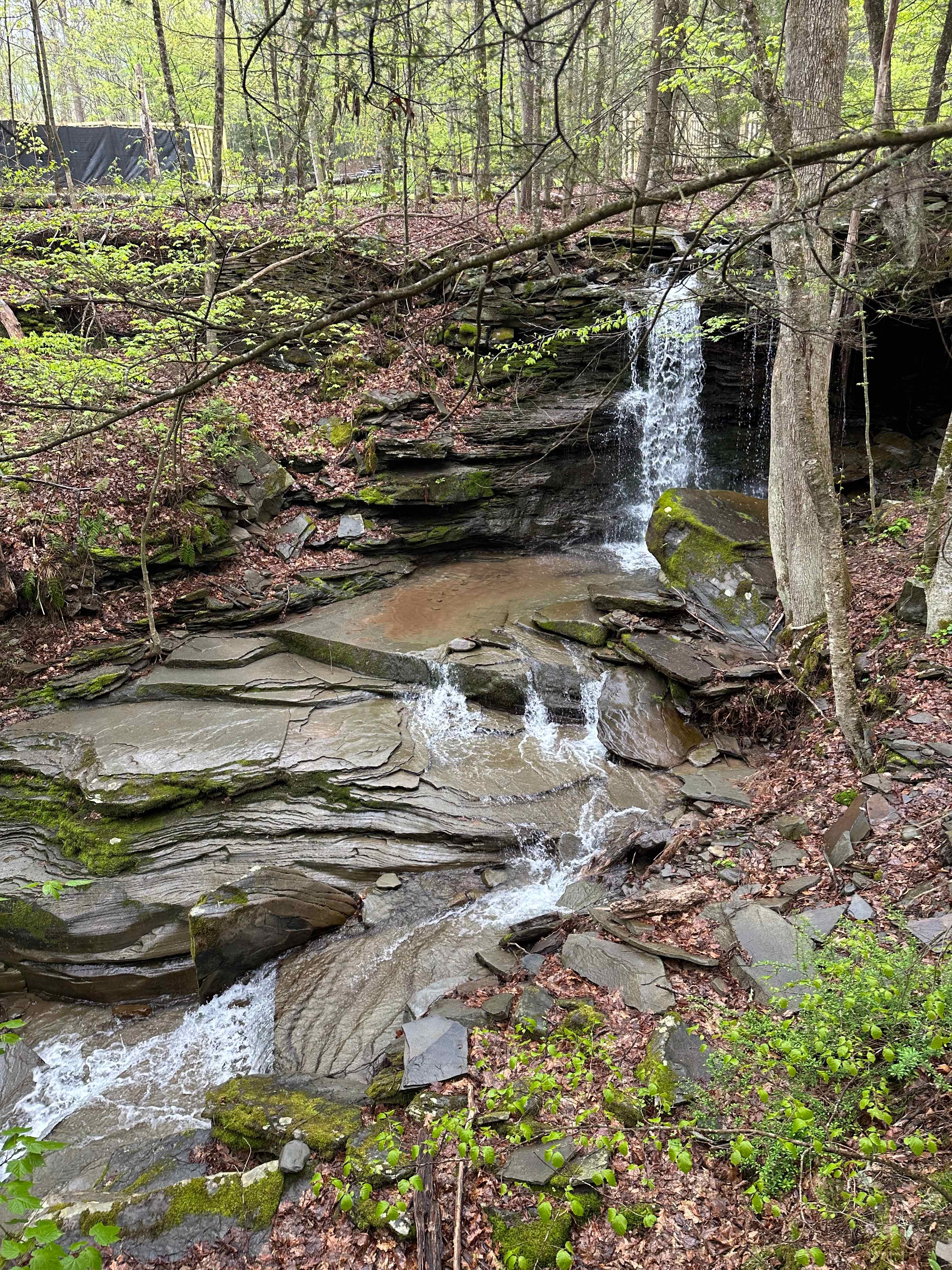 Glamping Tent Overlooking Waterfall