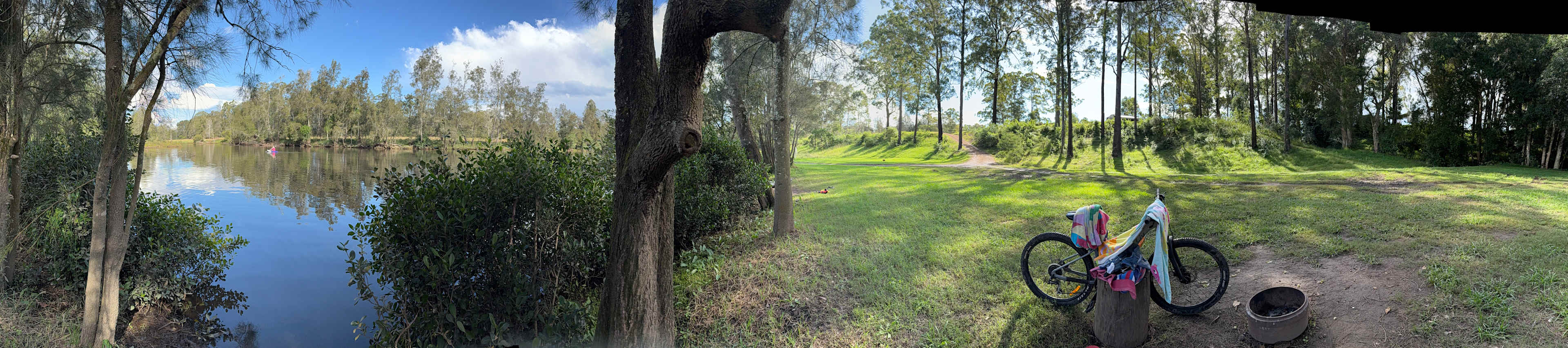 River and lower camp ground