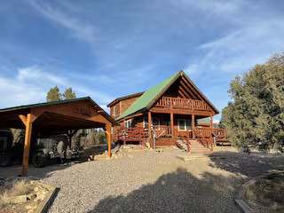 Apache Mesa Log Cabin Home