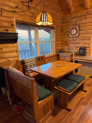 Apache Mesa Log Cabin Home
