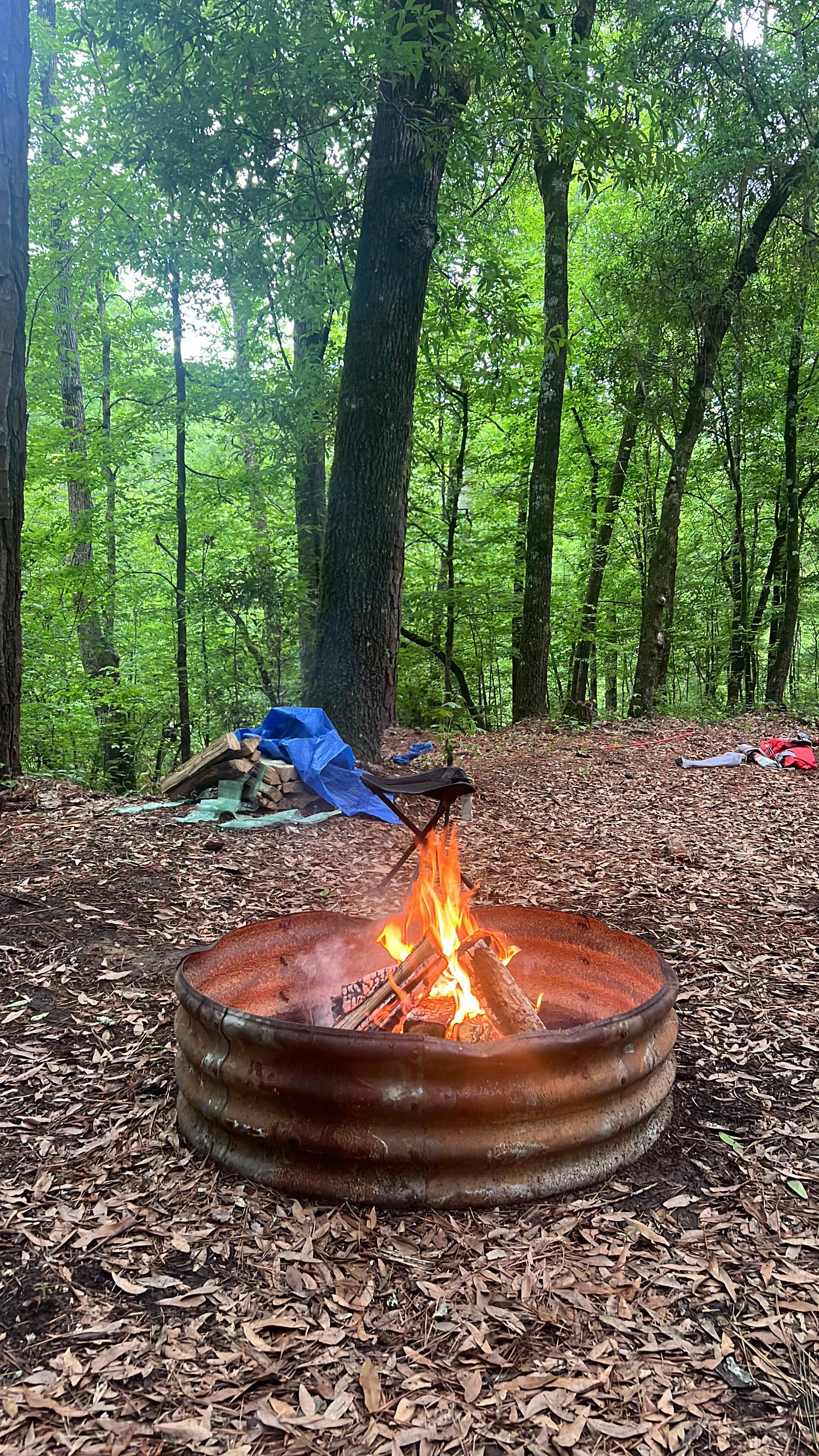 Secluded Riverbend Camp