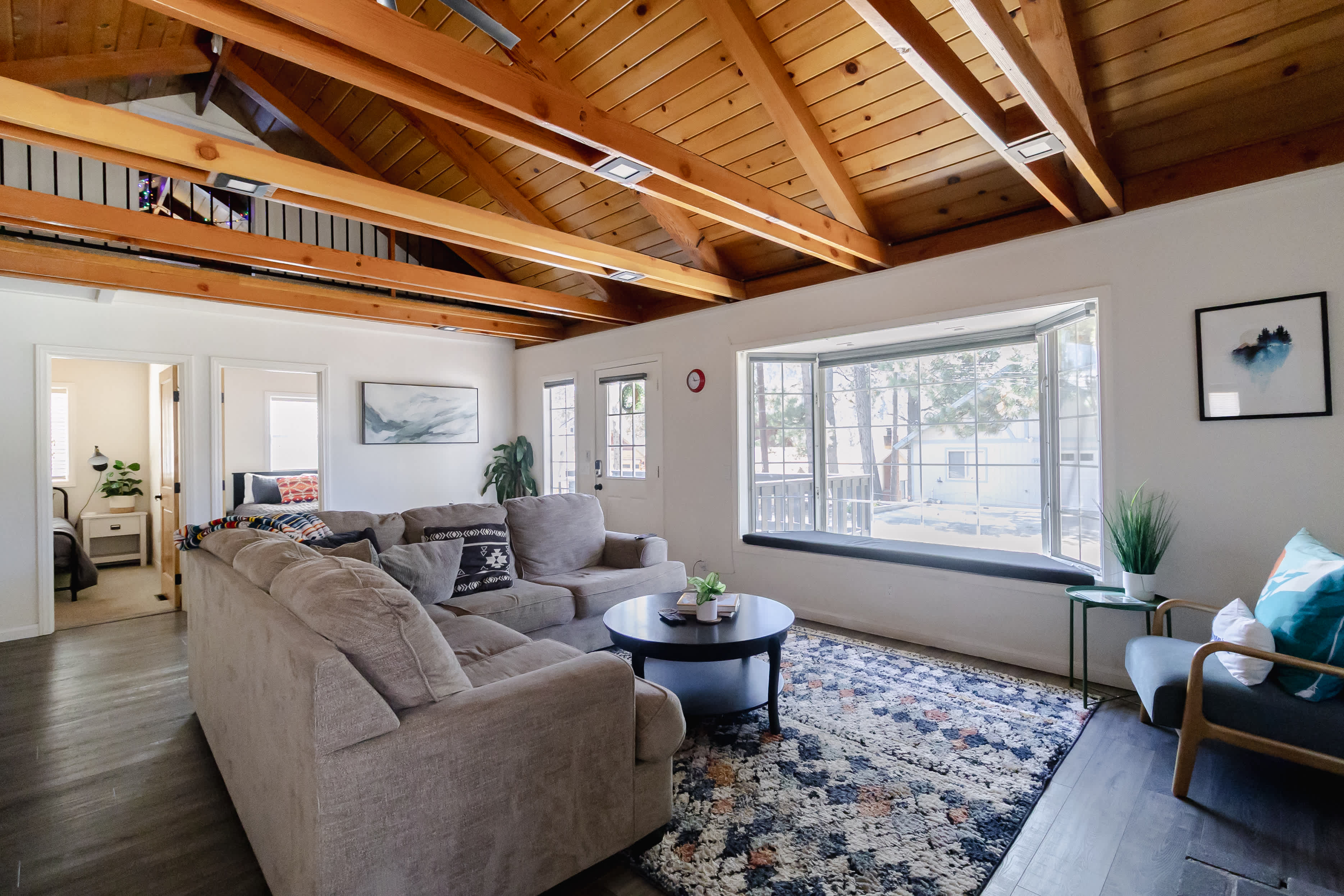 Love the wood ceilings!! 