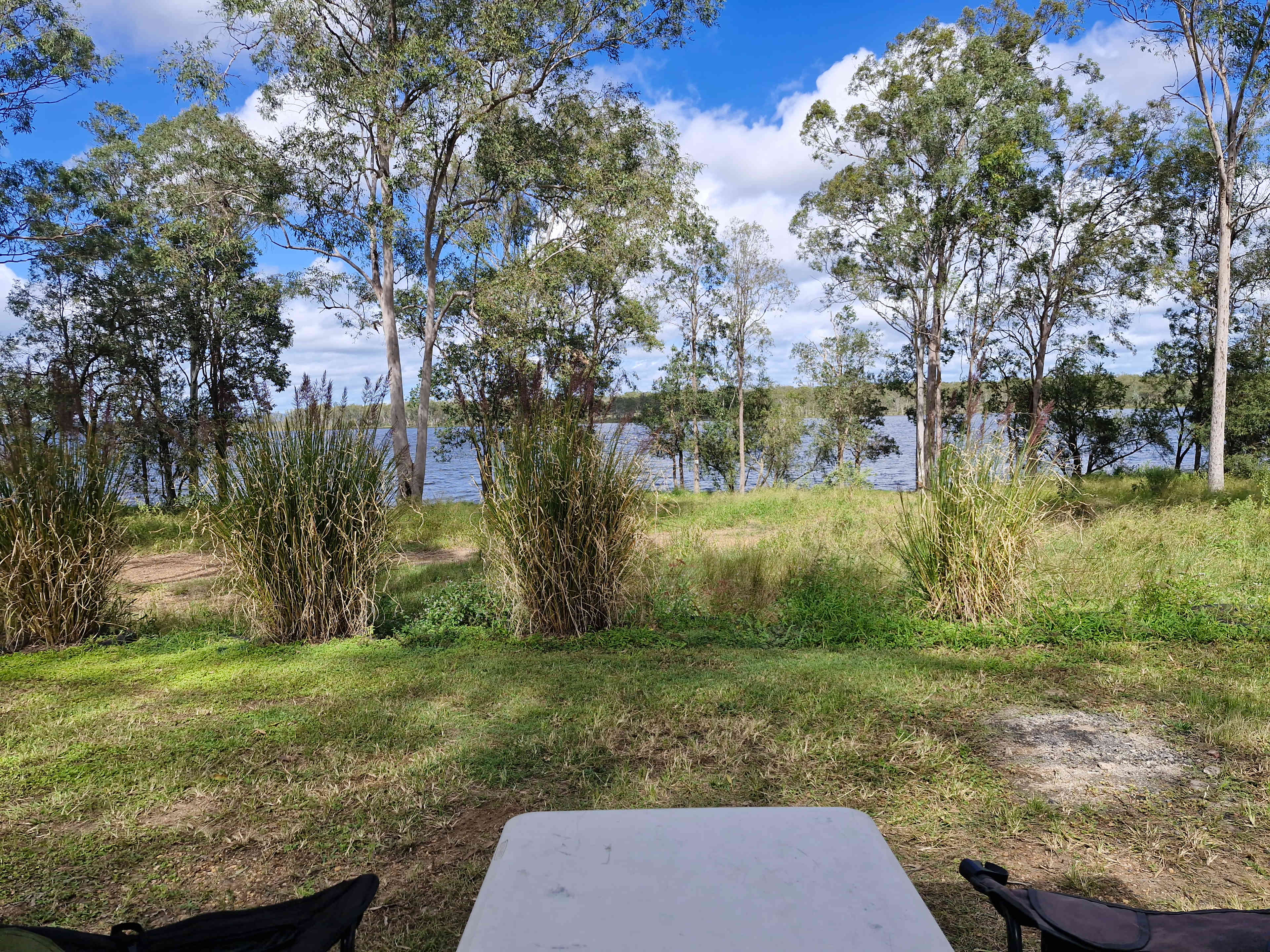 Lakeside campsite 