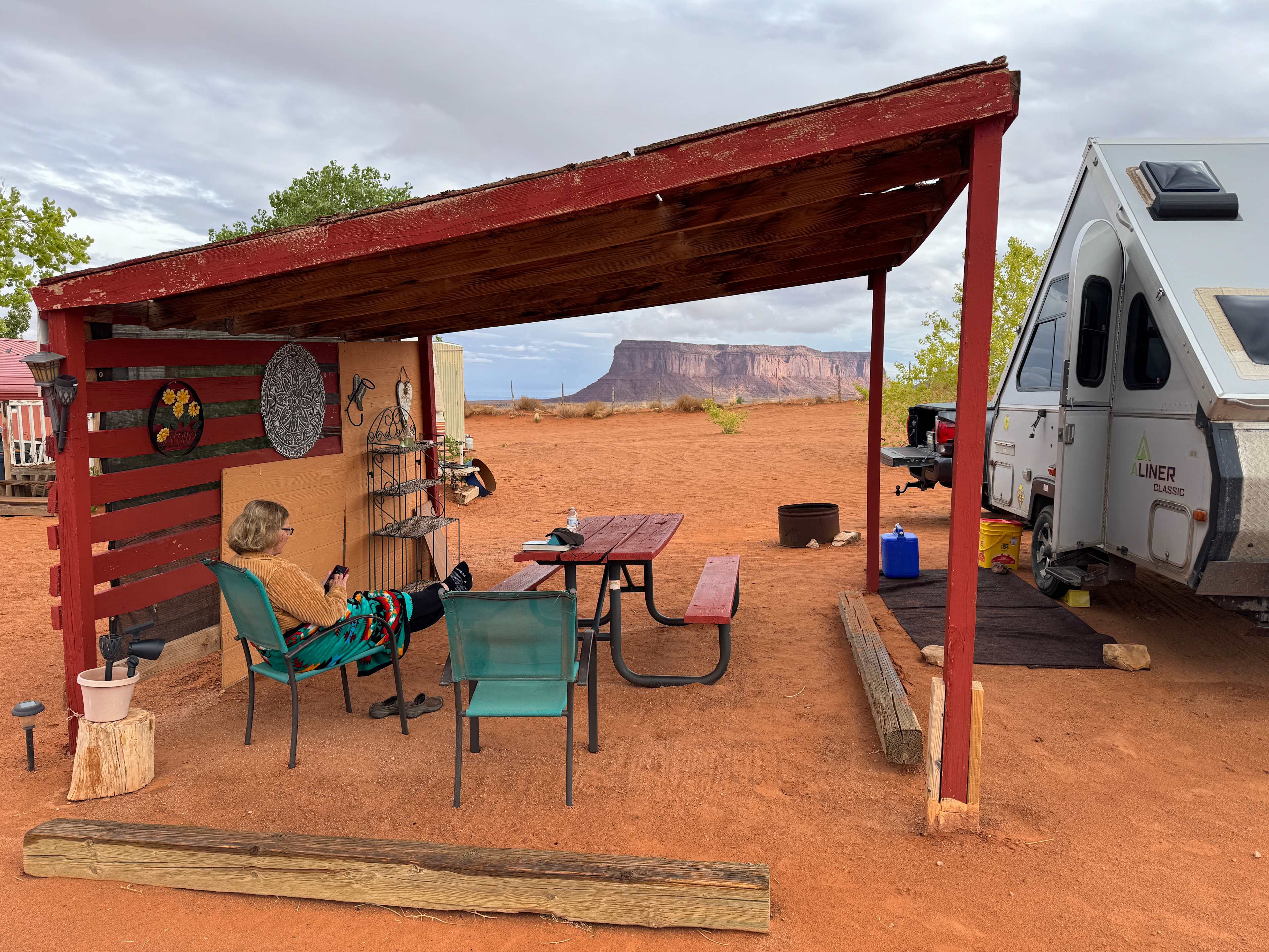 Sunrise camping
