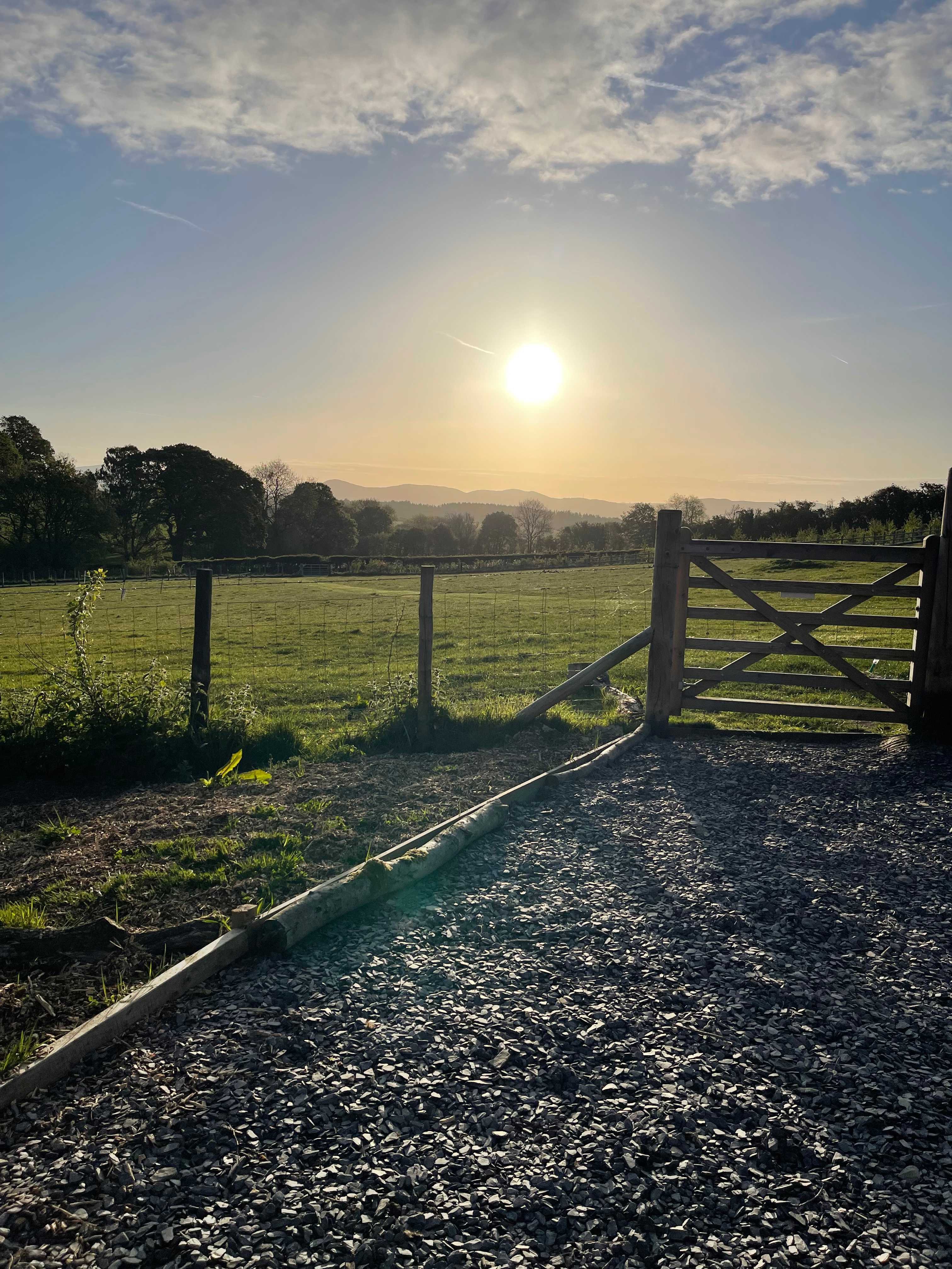 View from the front door
