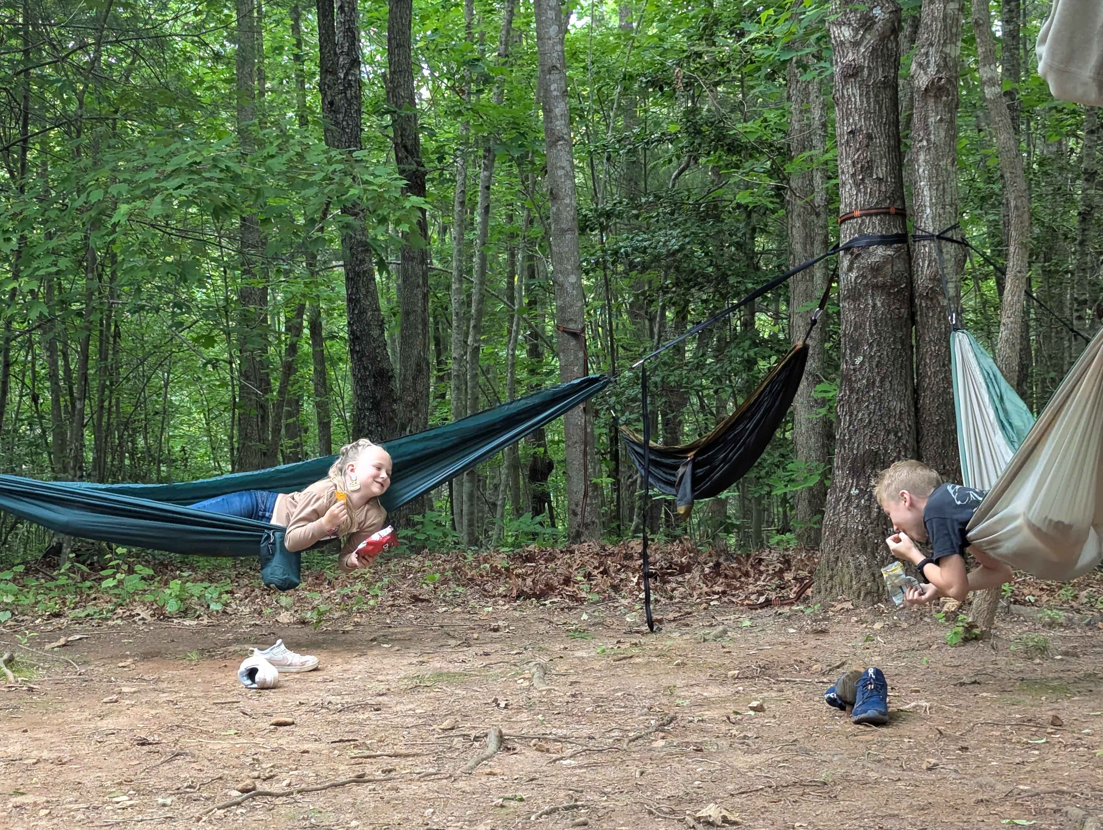 Relaxing at site 2