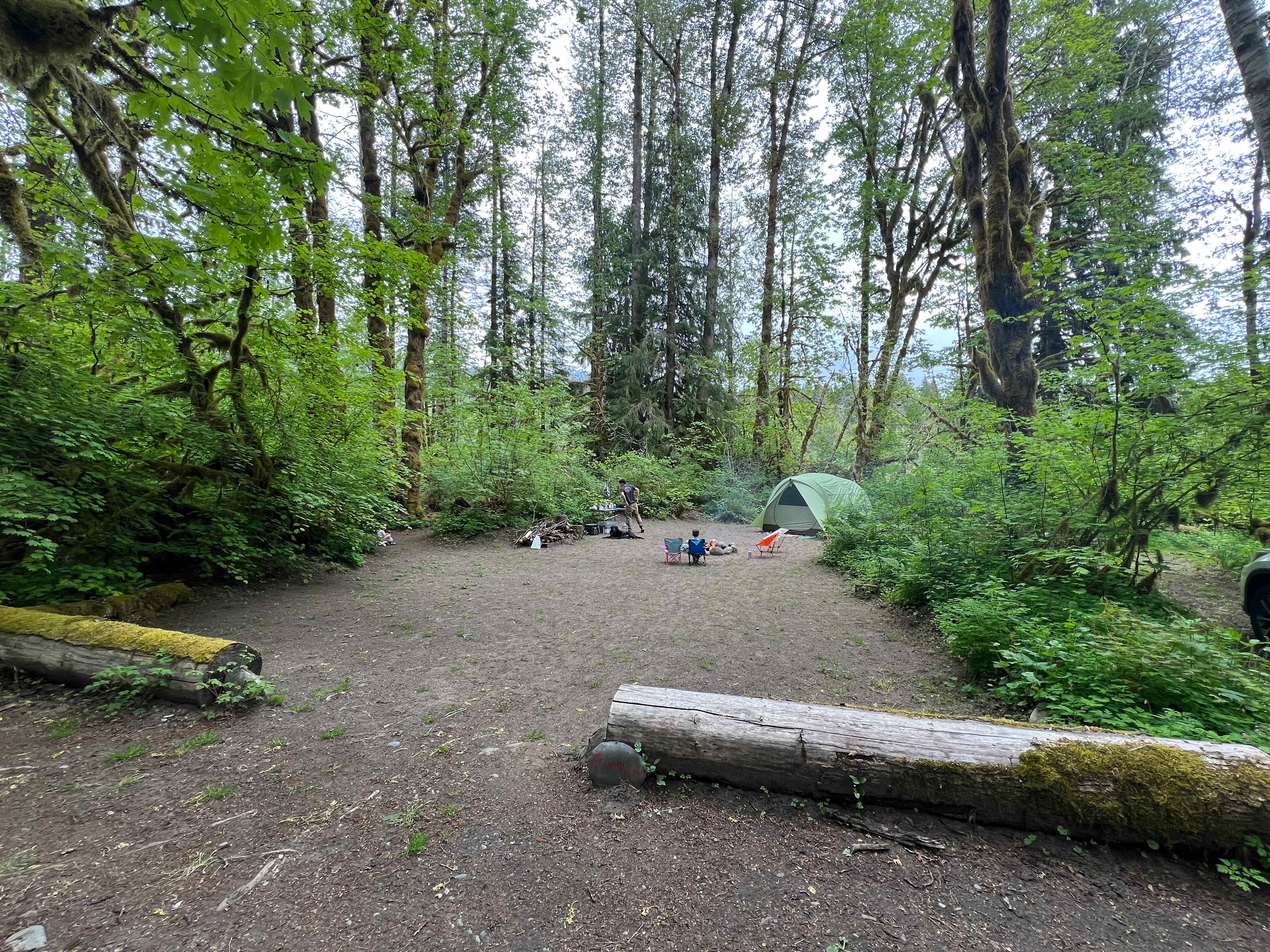 View of campsite 
