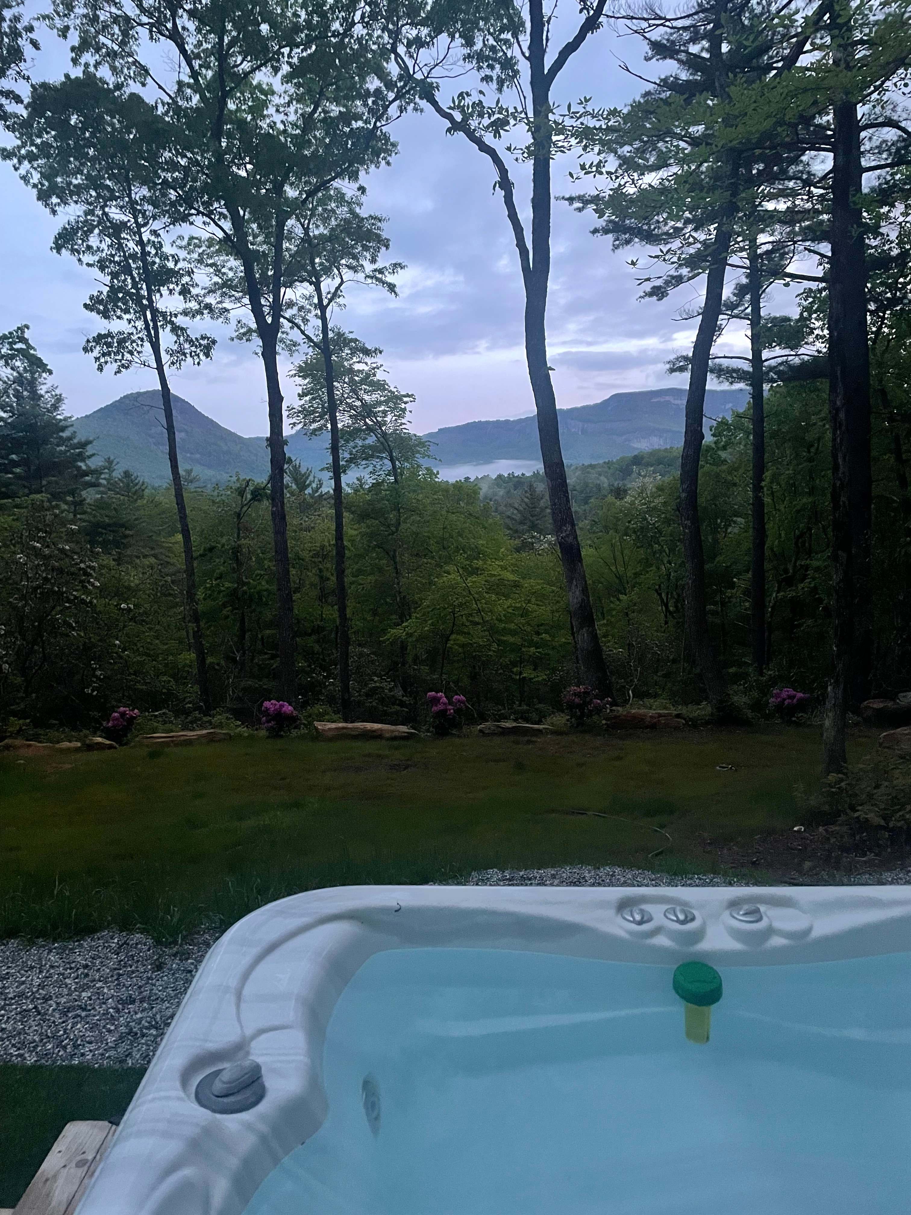 Hot tub viewing 