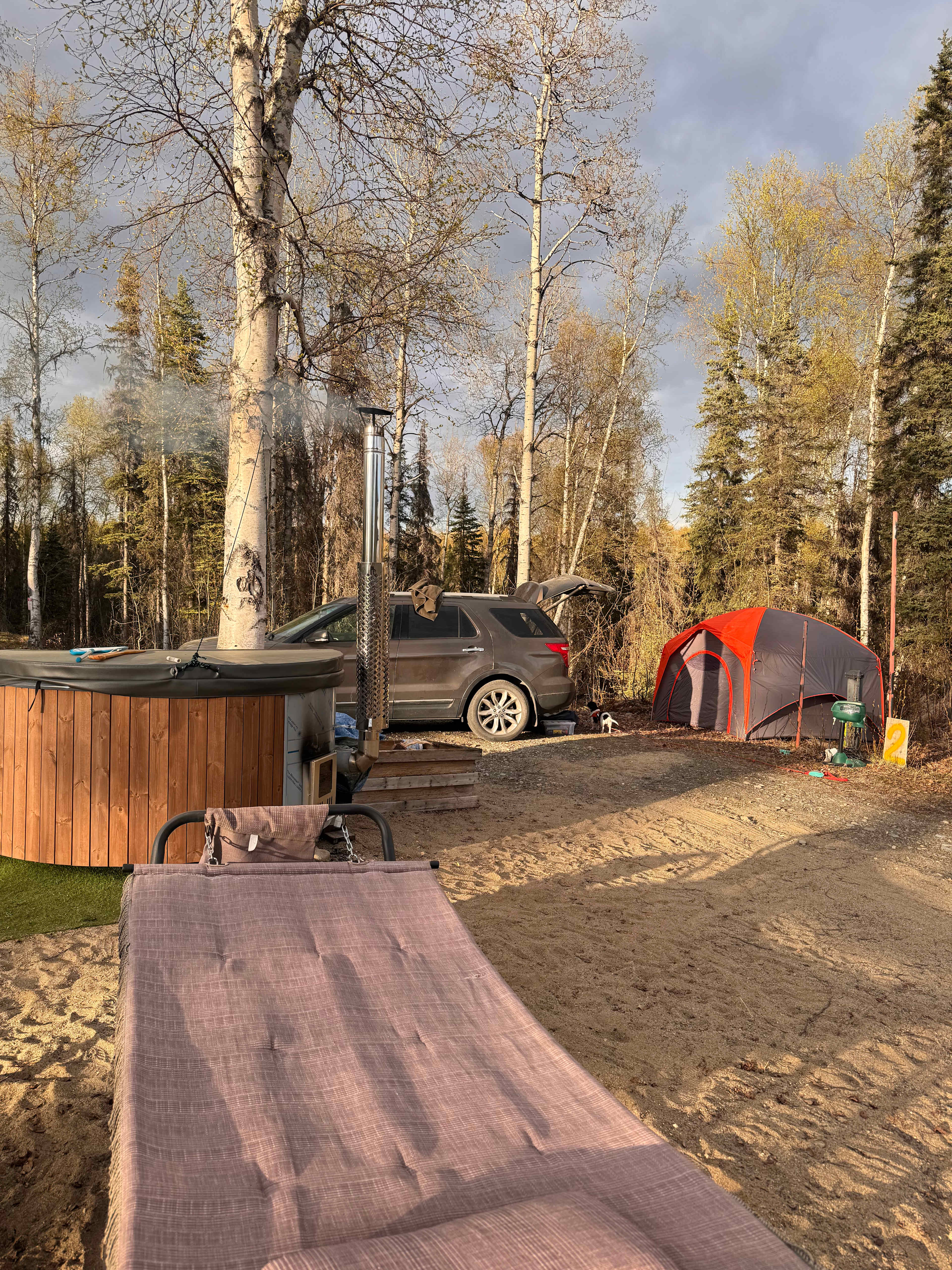 Great set up in the midnight sun! 