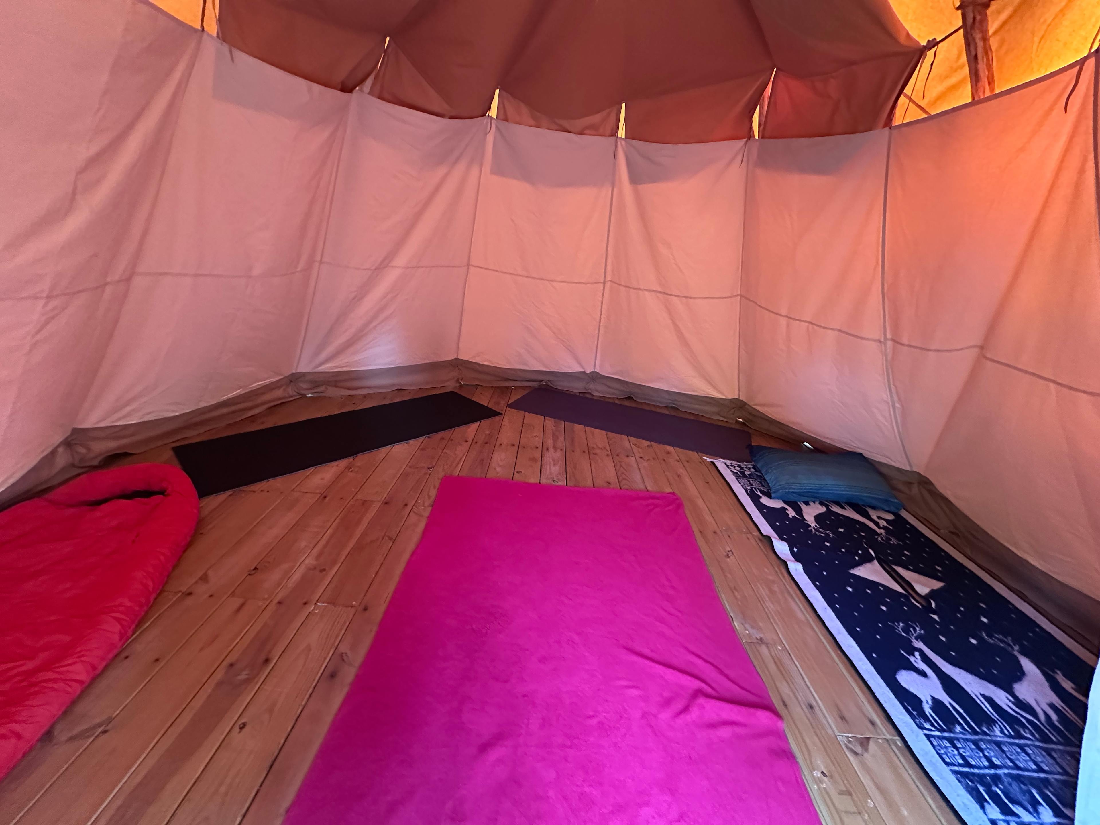 Hawk's Nest Healing Gardens Tipi