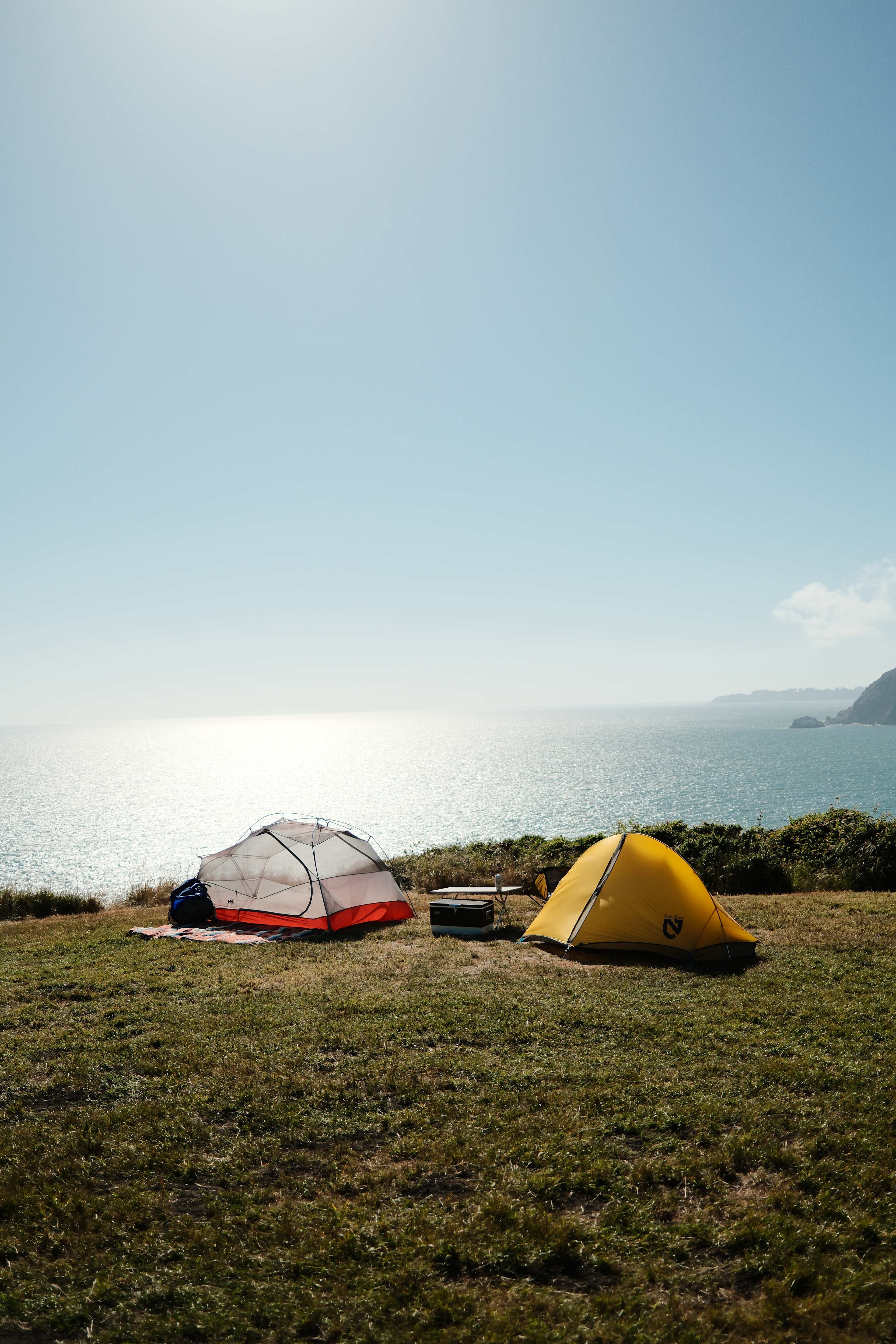 Dispersed tent-only camping in the "dome meadow"