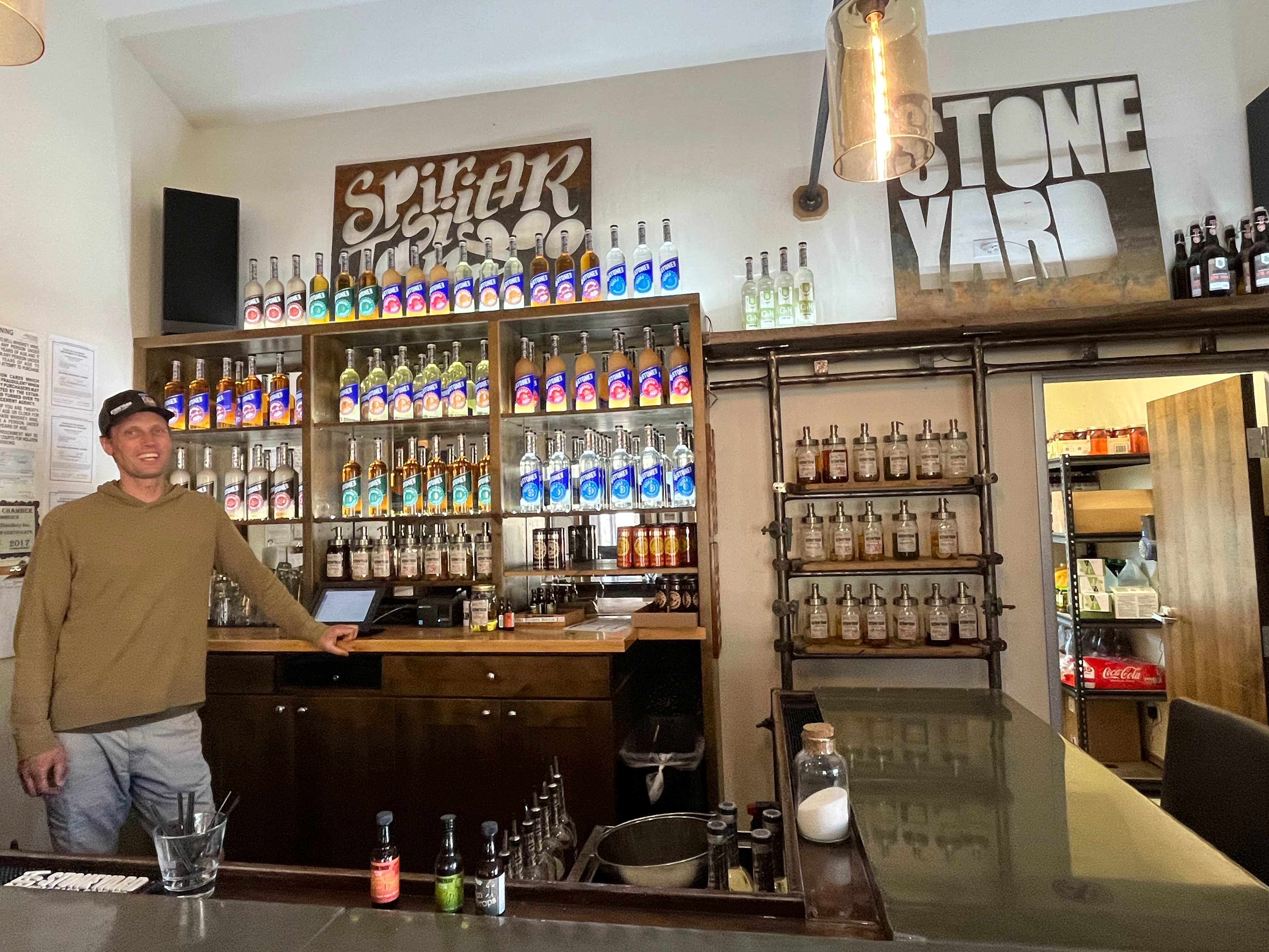 Stoneyard Distillery Awesome Possum RV Camping
