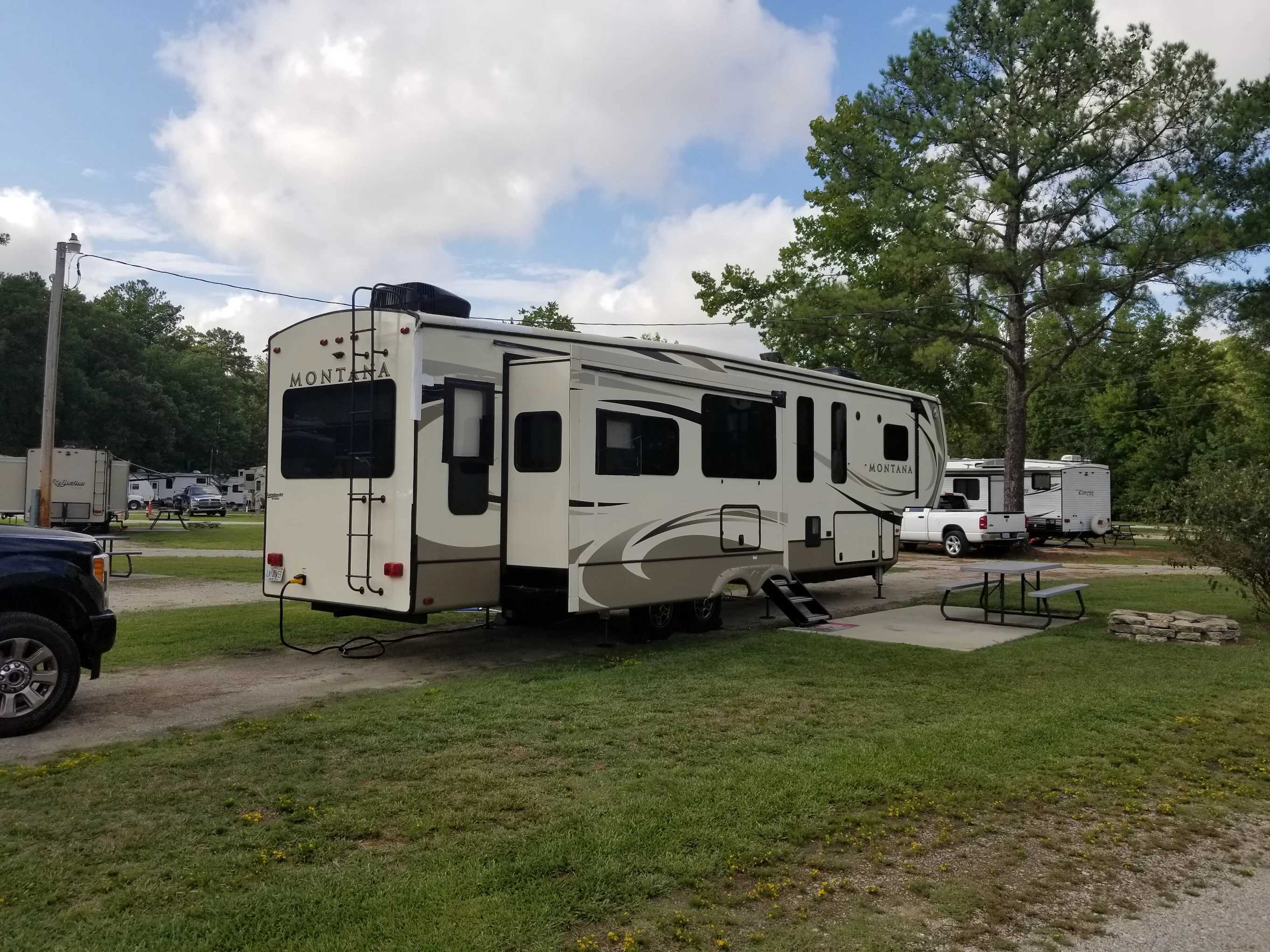 Back-In RV Site
