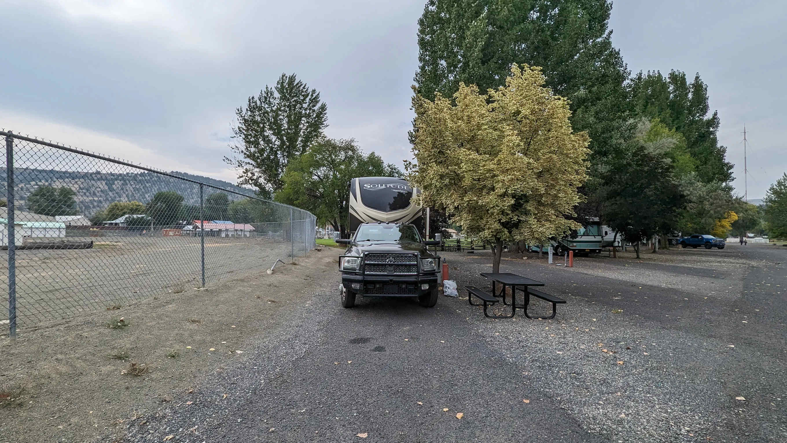 Pull Through RV Site