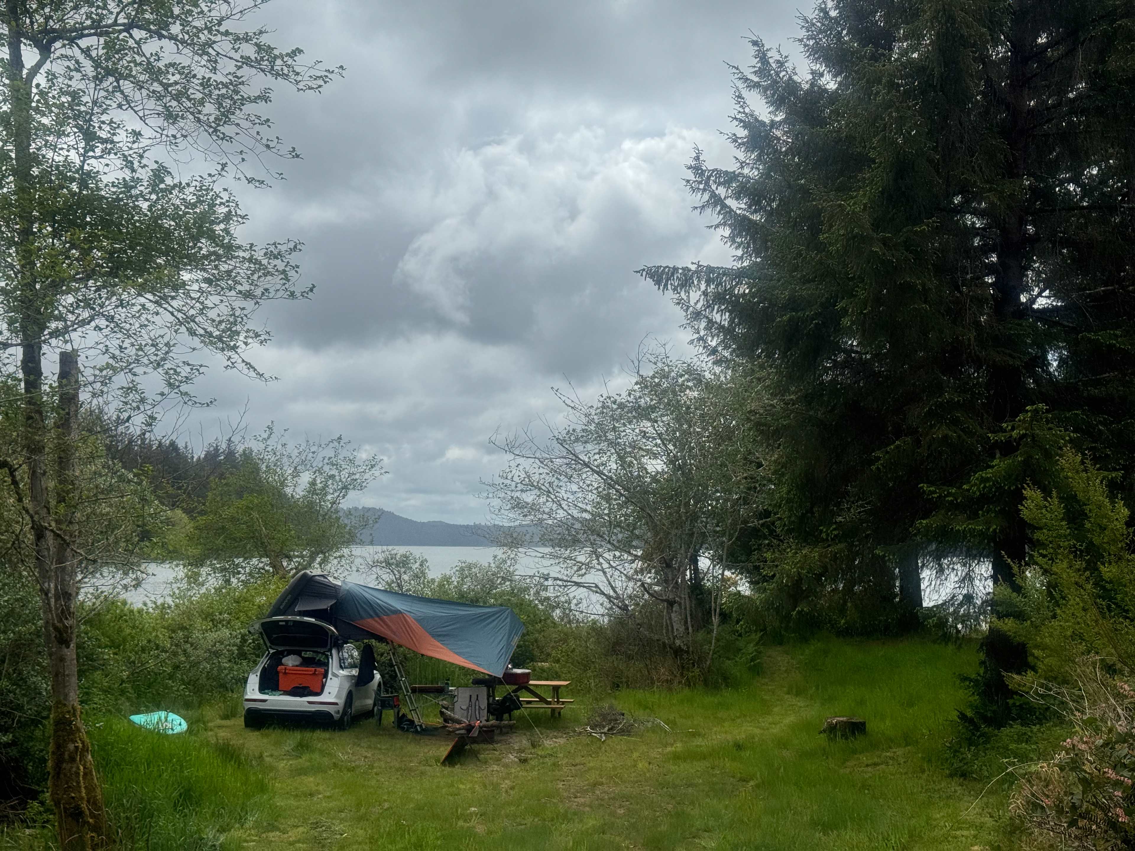 Alternate wet weather camp site.  