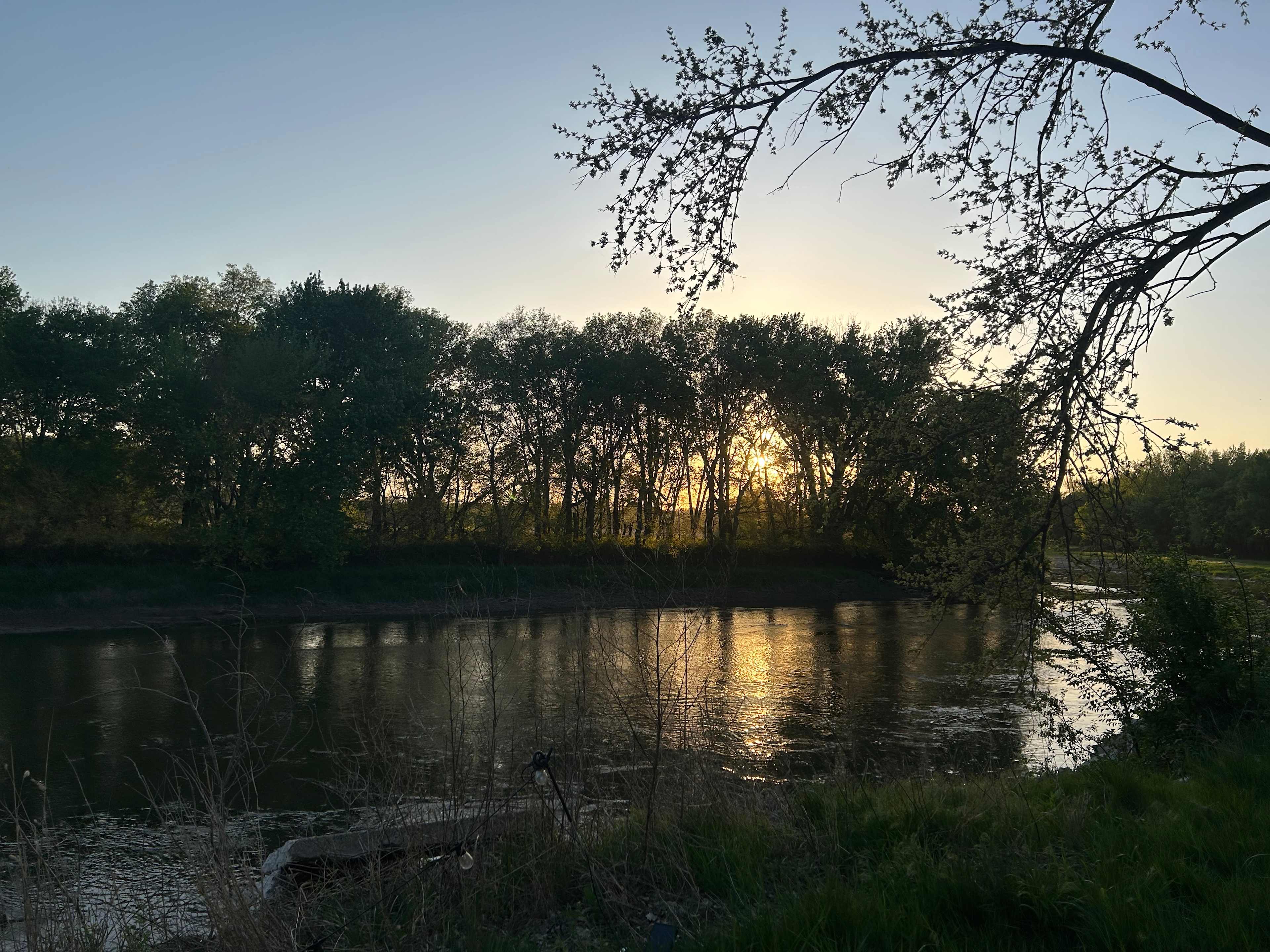 Tent camping on the Raccoon River