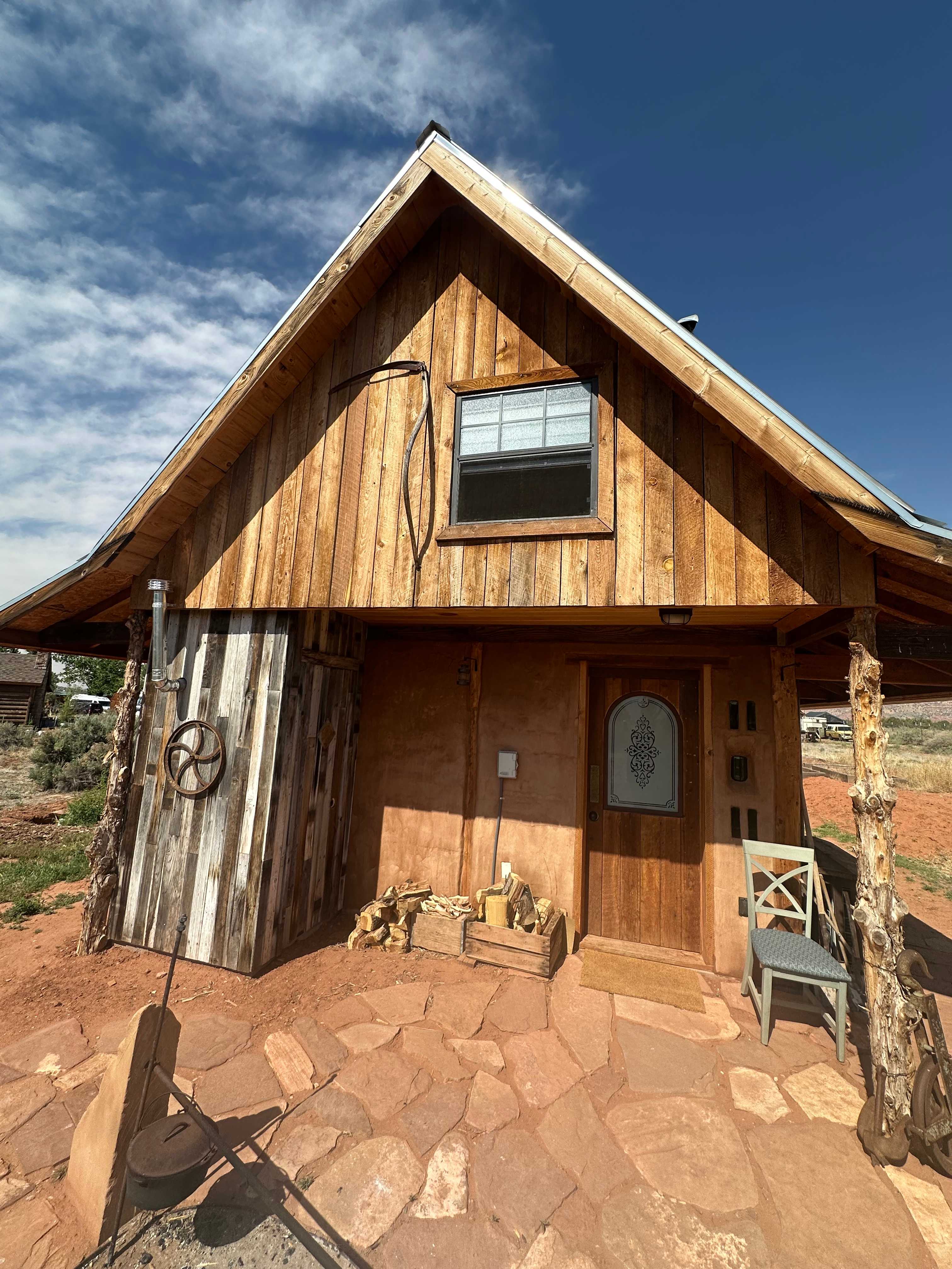 Front of cottage