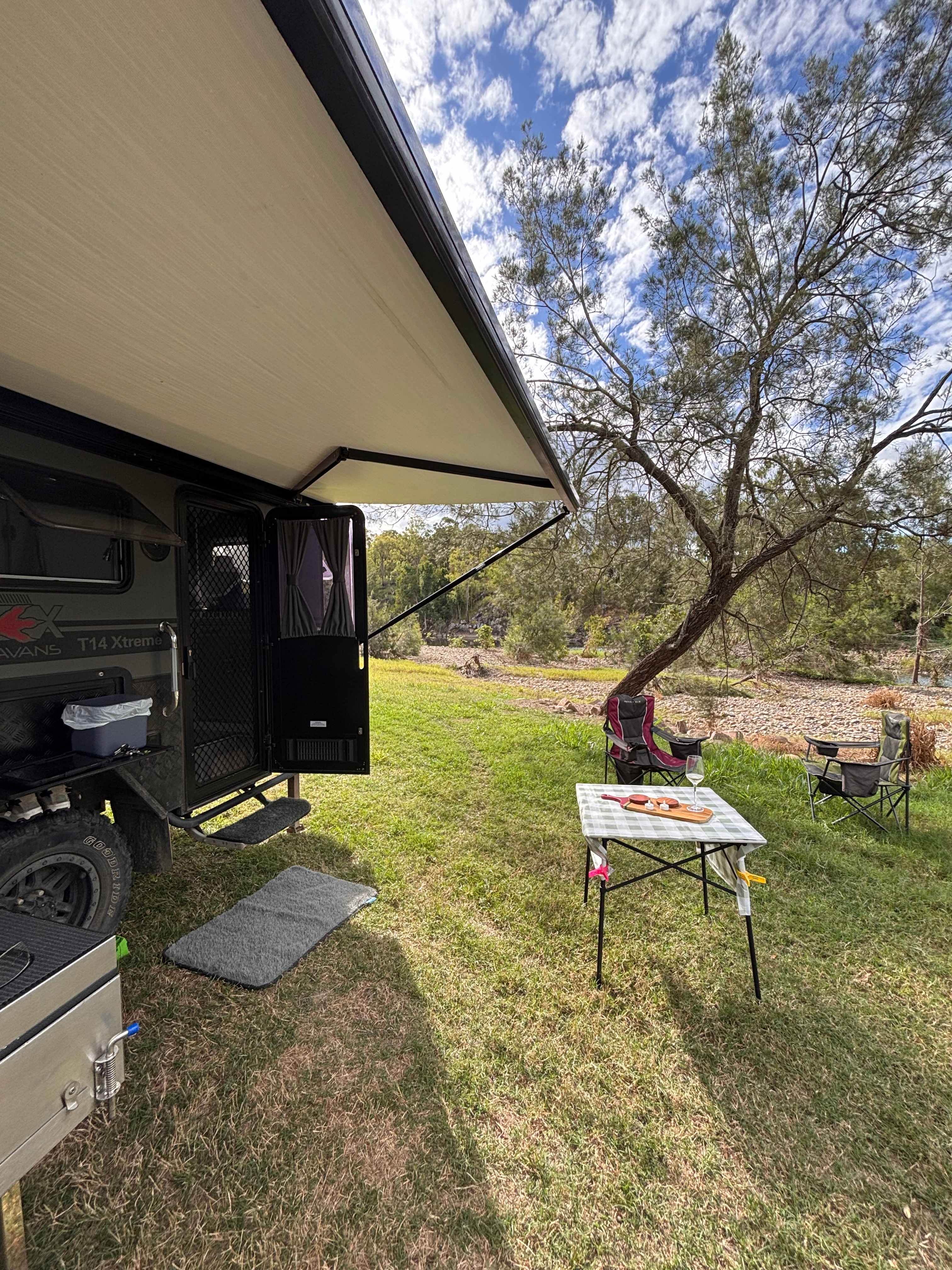 Creek and Antique Camping