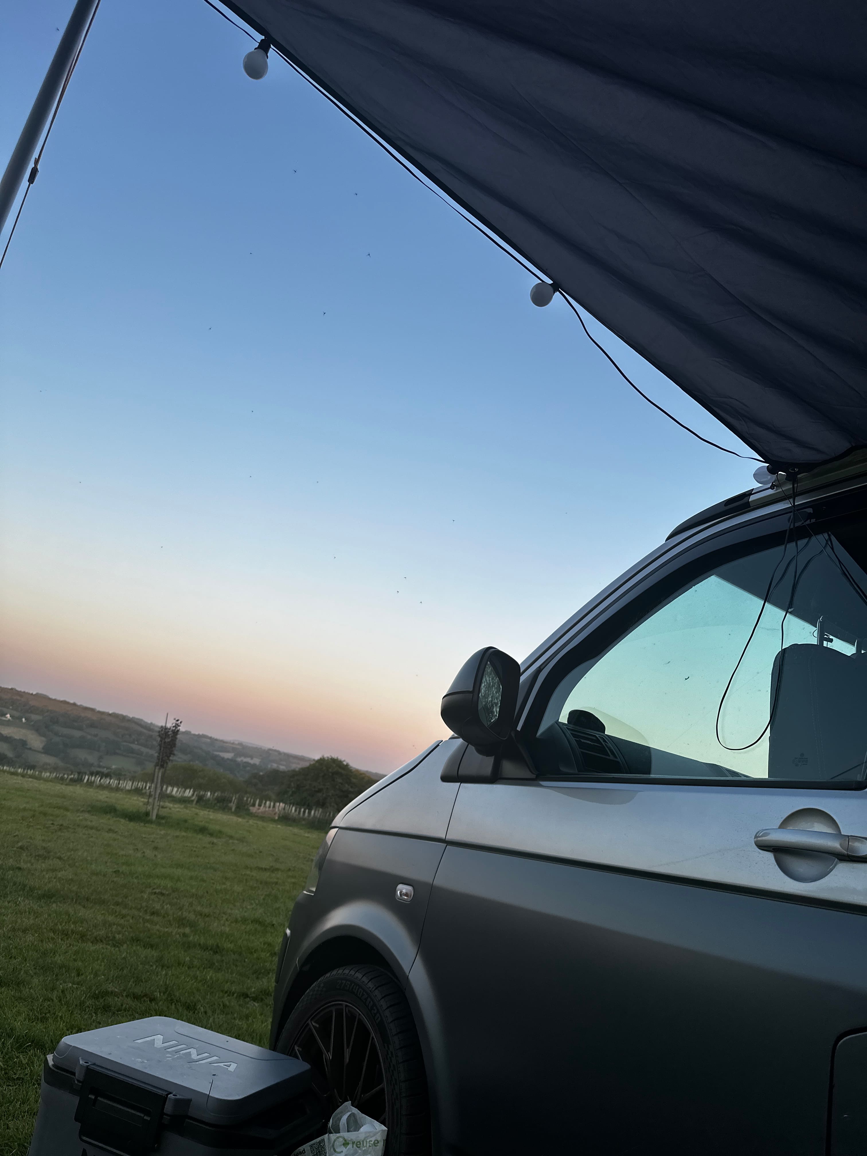 Farm camping in the Blackdown Hills