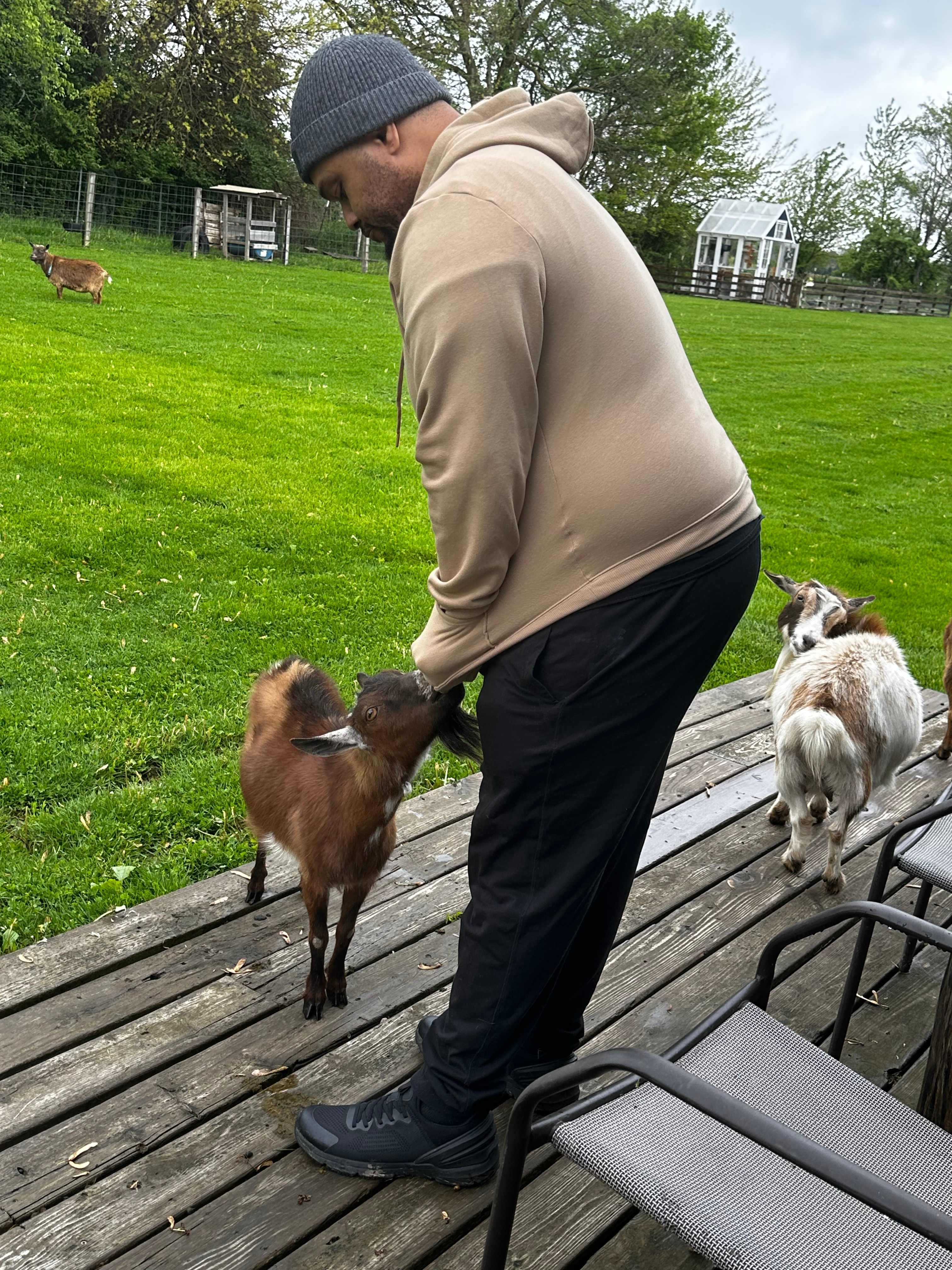 My partner and his favorite of the herd 😍