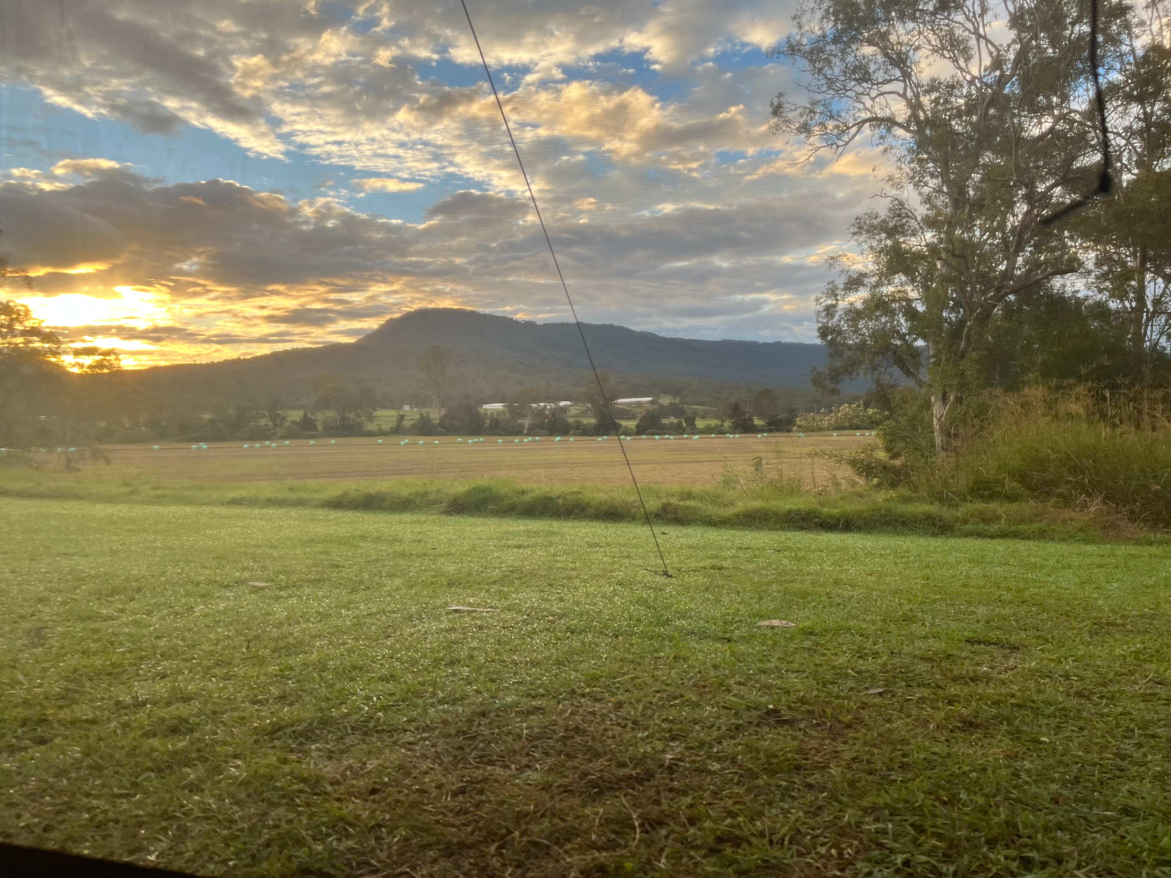 View from site 1B - All weather camp
