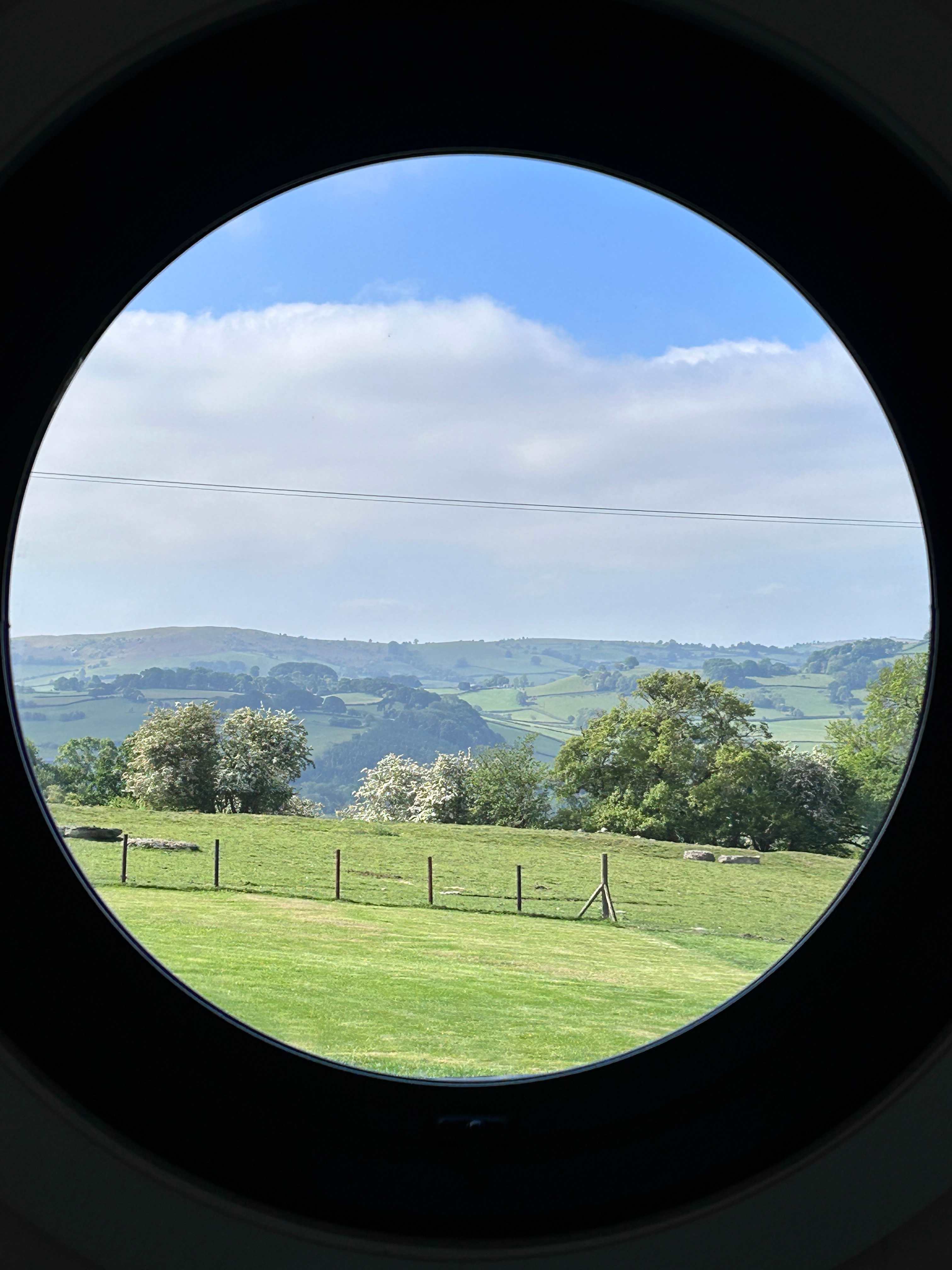 View from the bed
