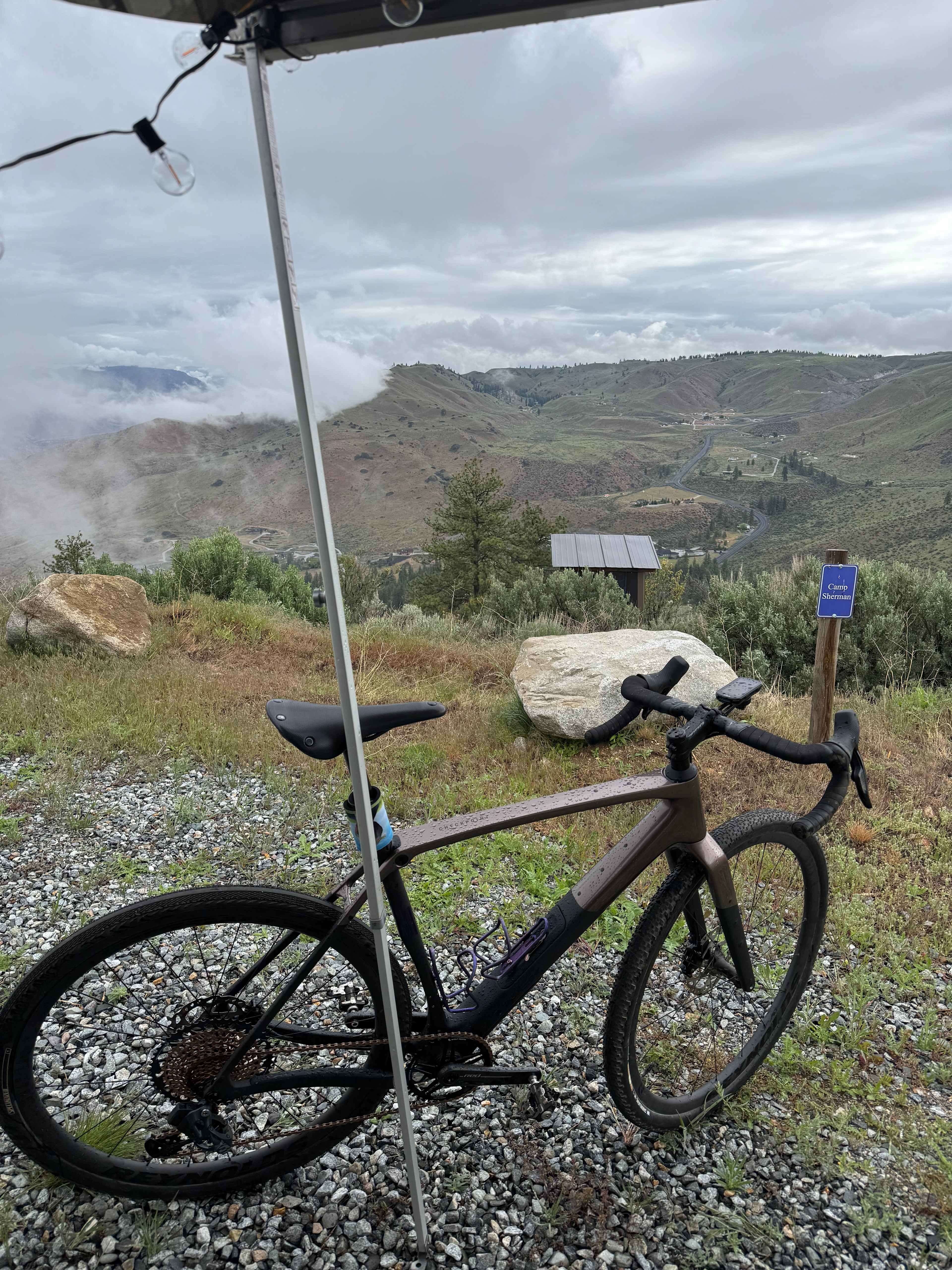 Camp Sherman facing east