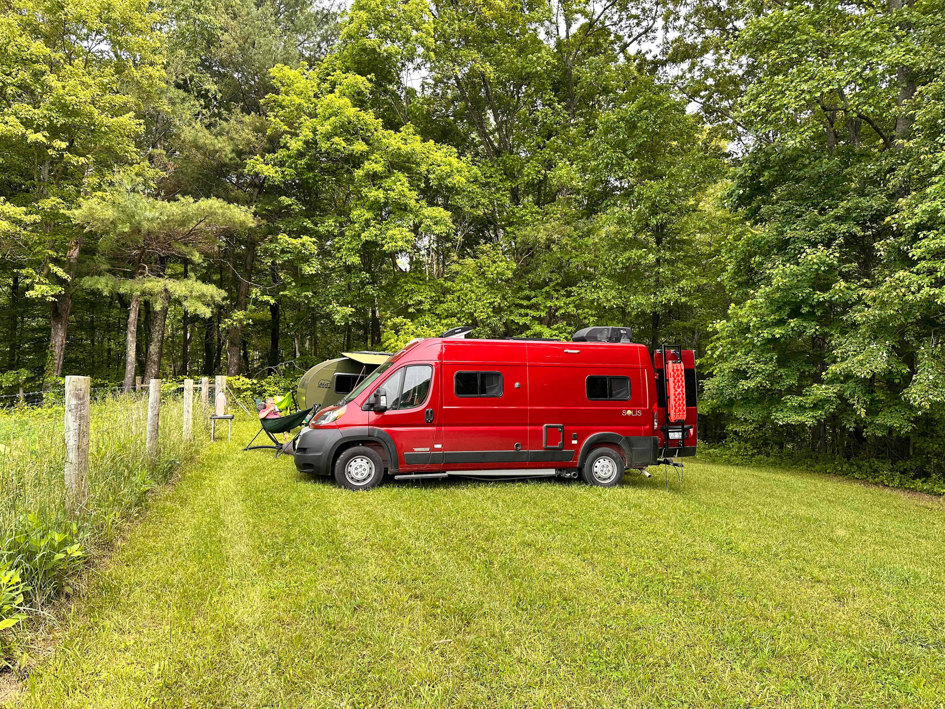 Secluded Farm Camp near Damascus VA