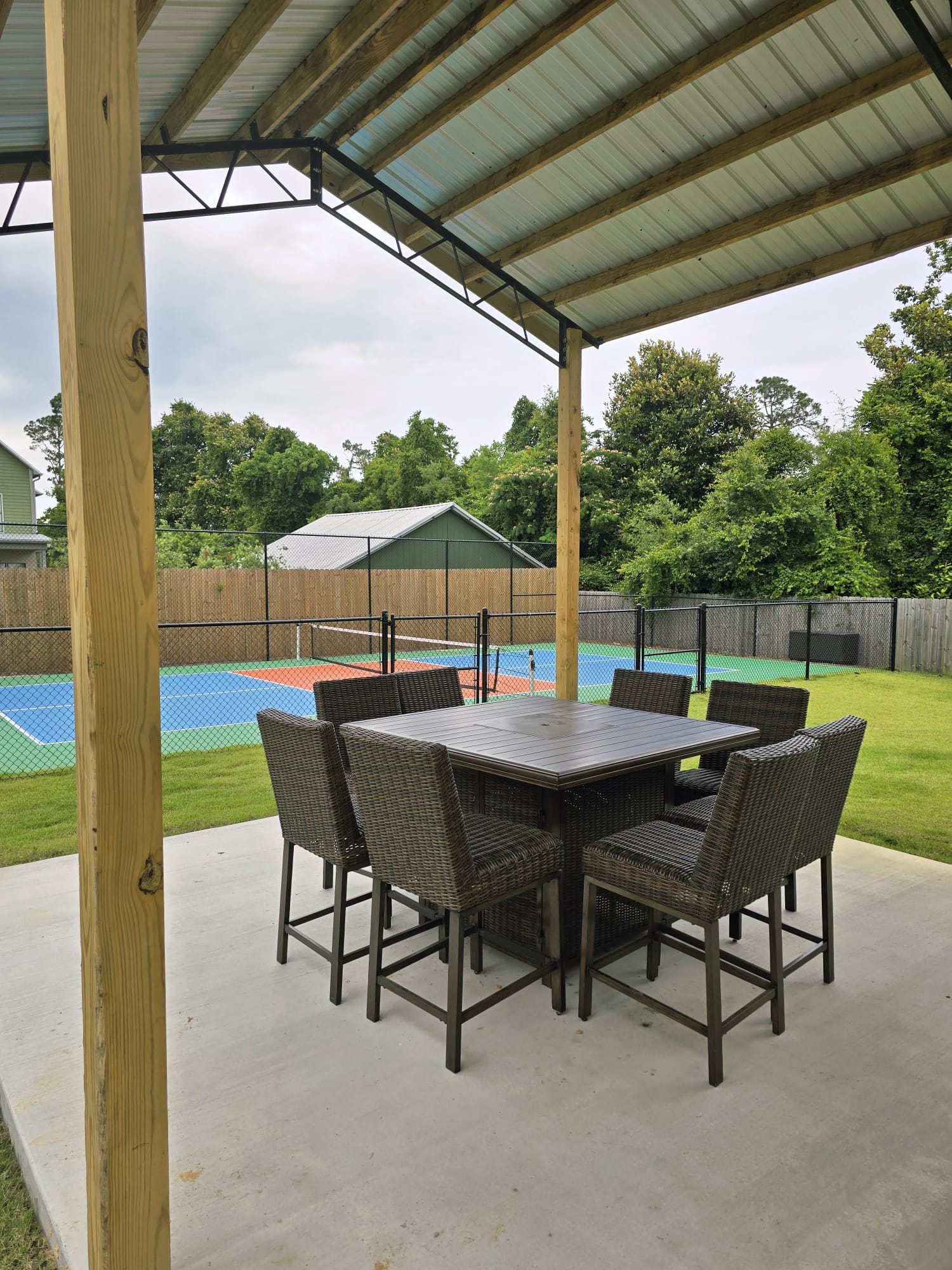 RV Pad with Pickleball court