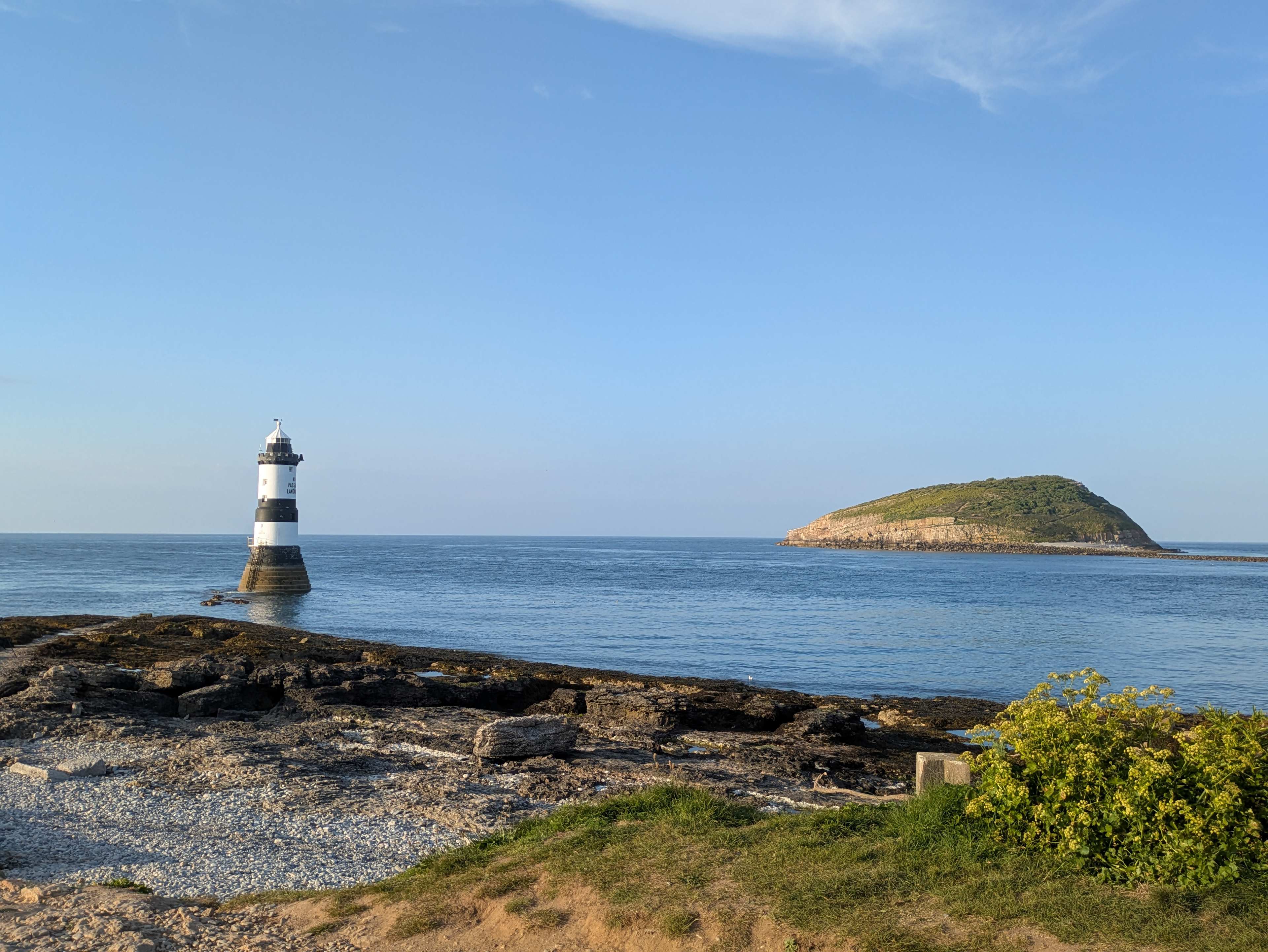 Nearby lighthouse