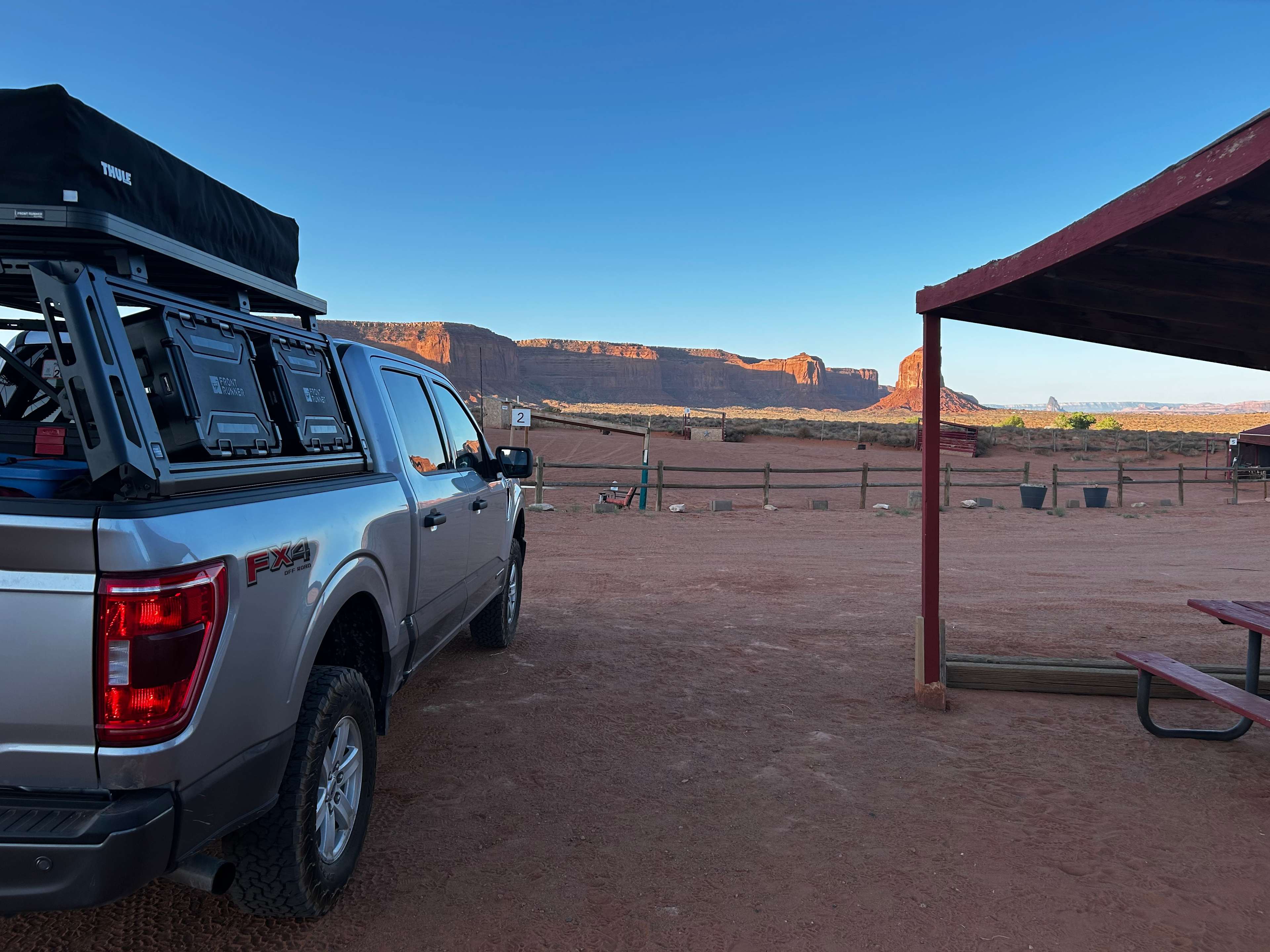 Sunrise camping