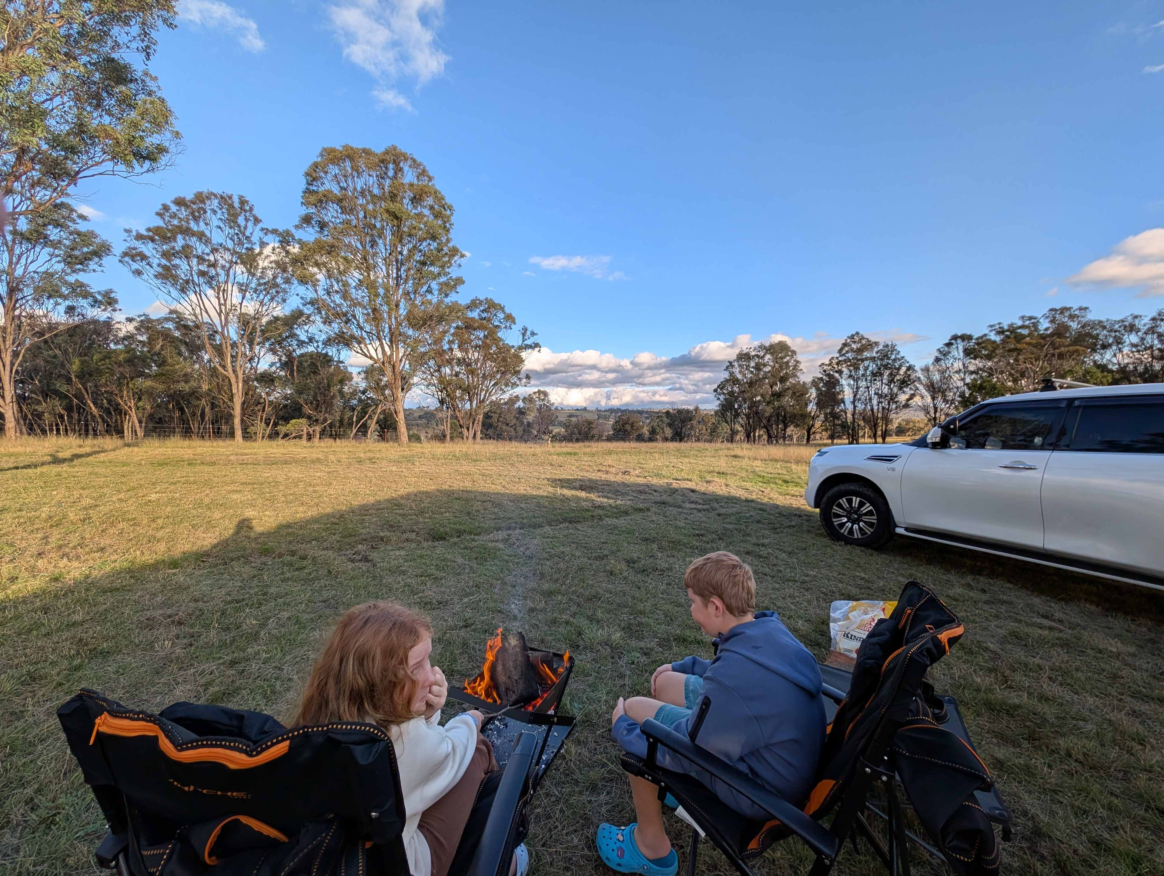 Camp site on the ridge