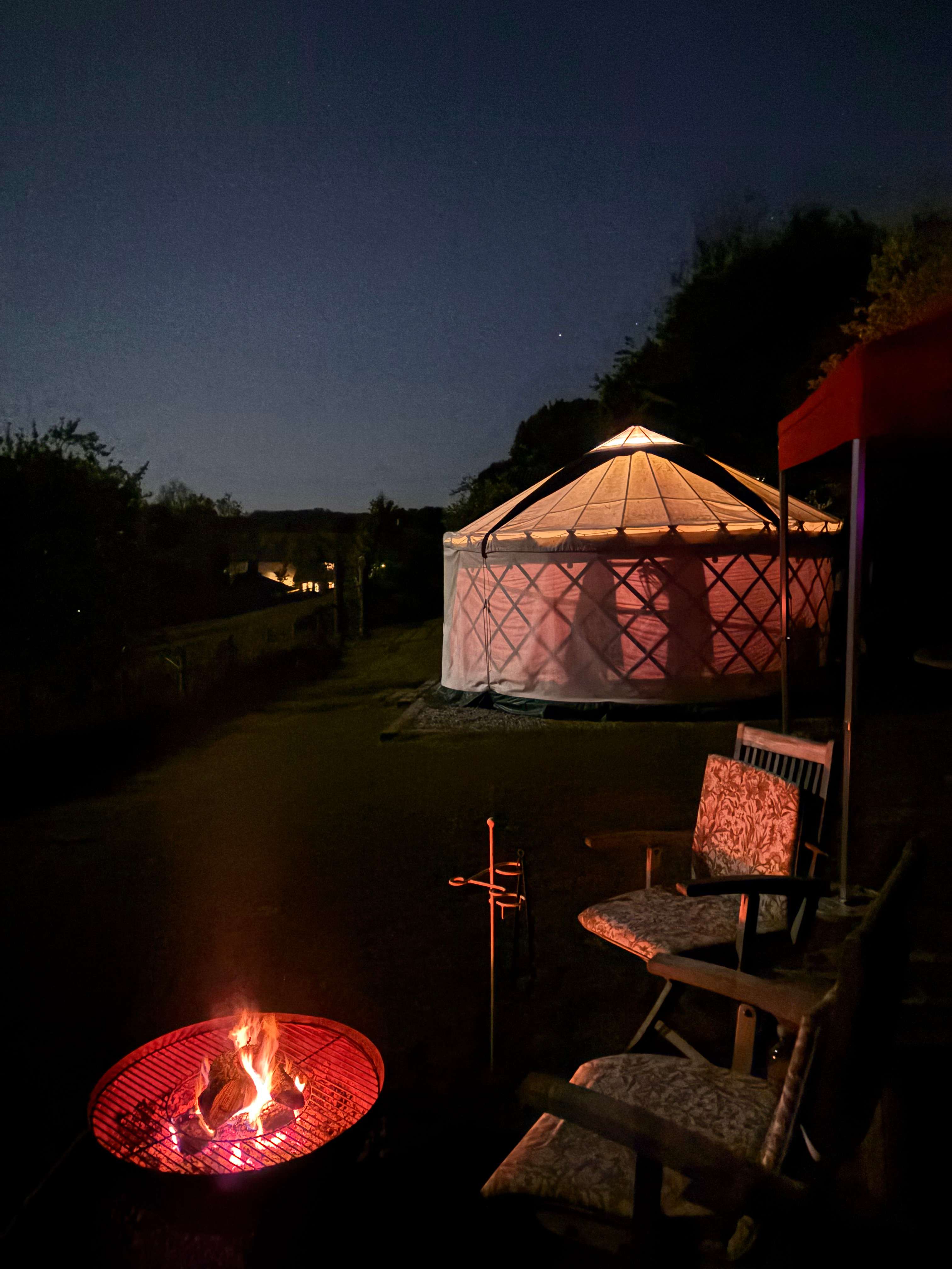 Yurt in the Orchard