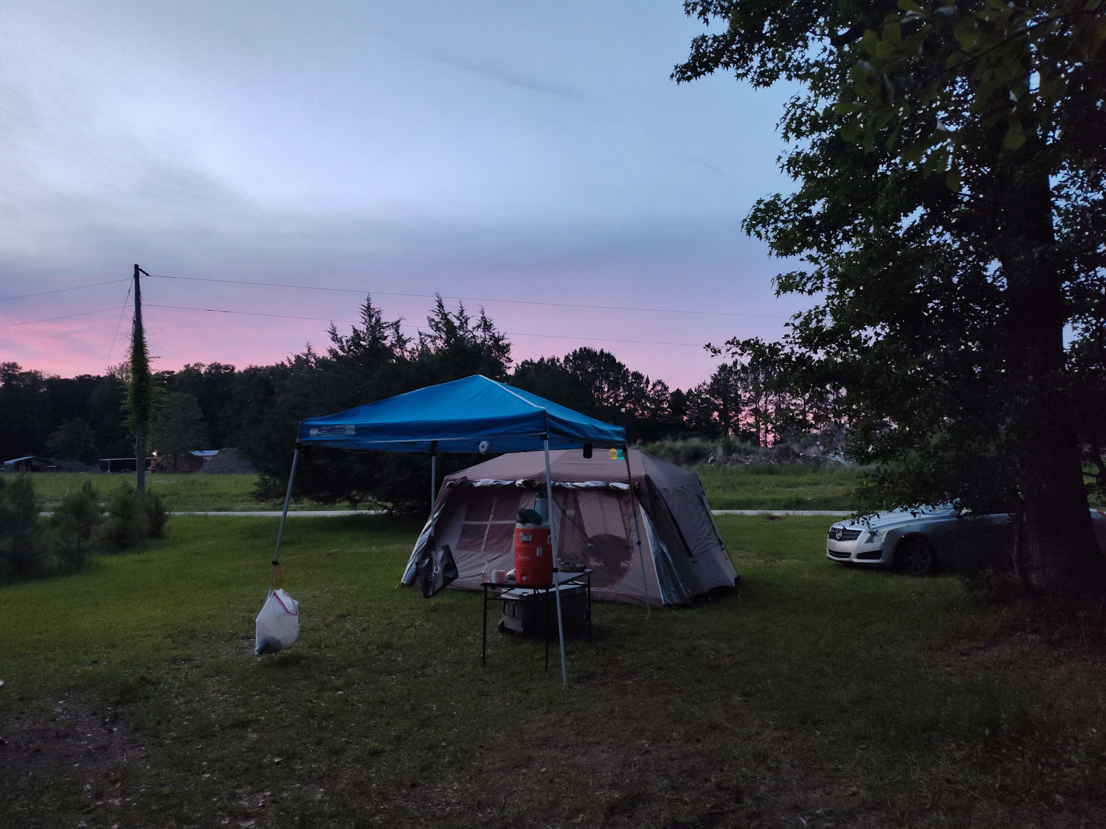 Sunset on our last night.