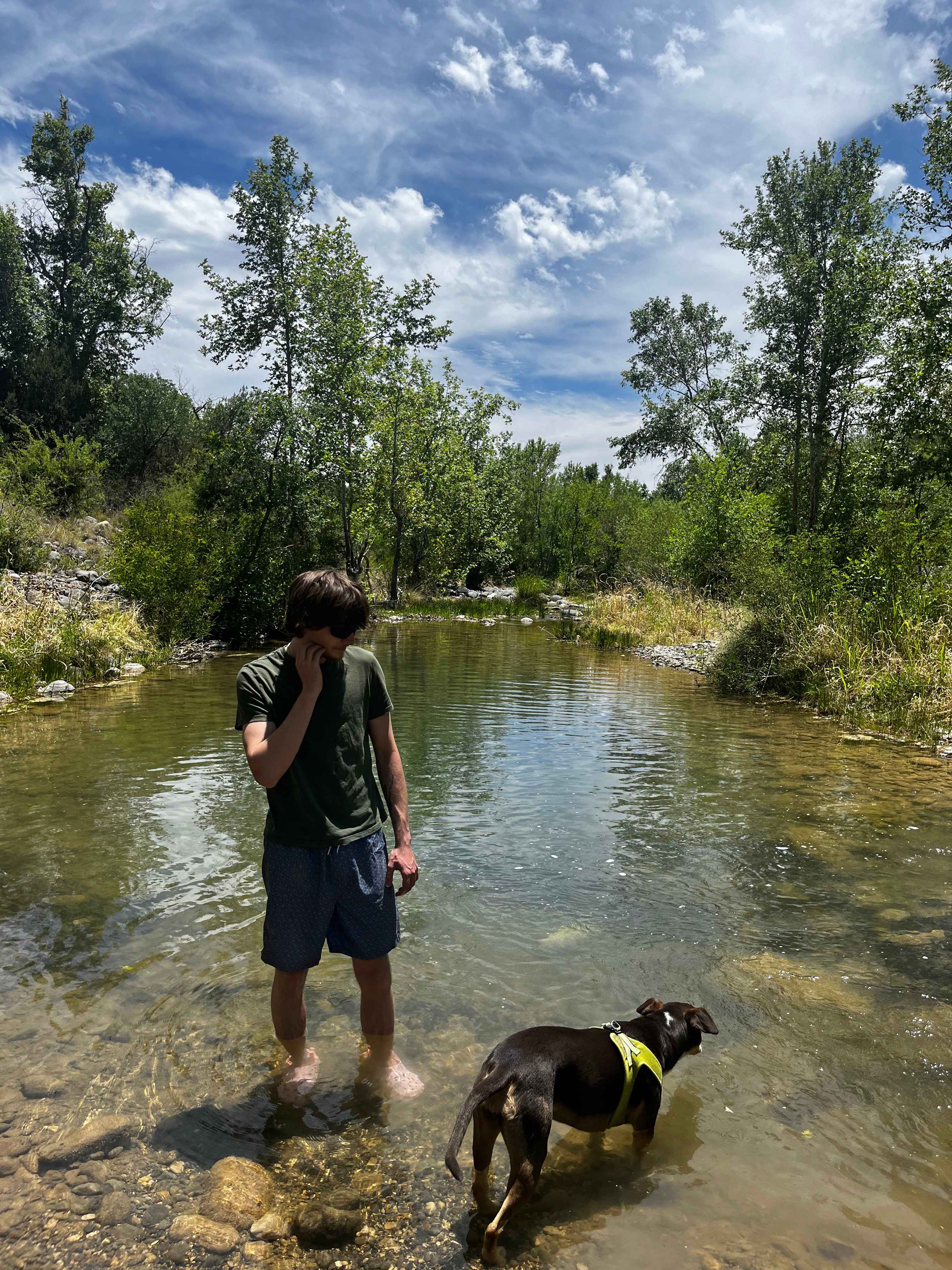 Fun day at the creek