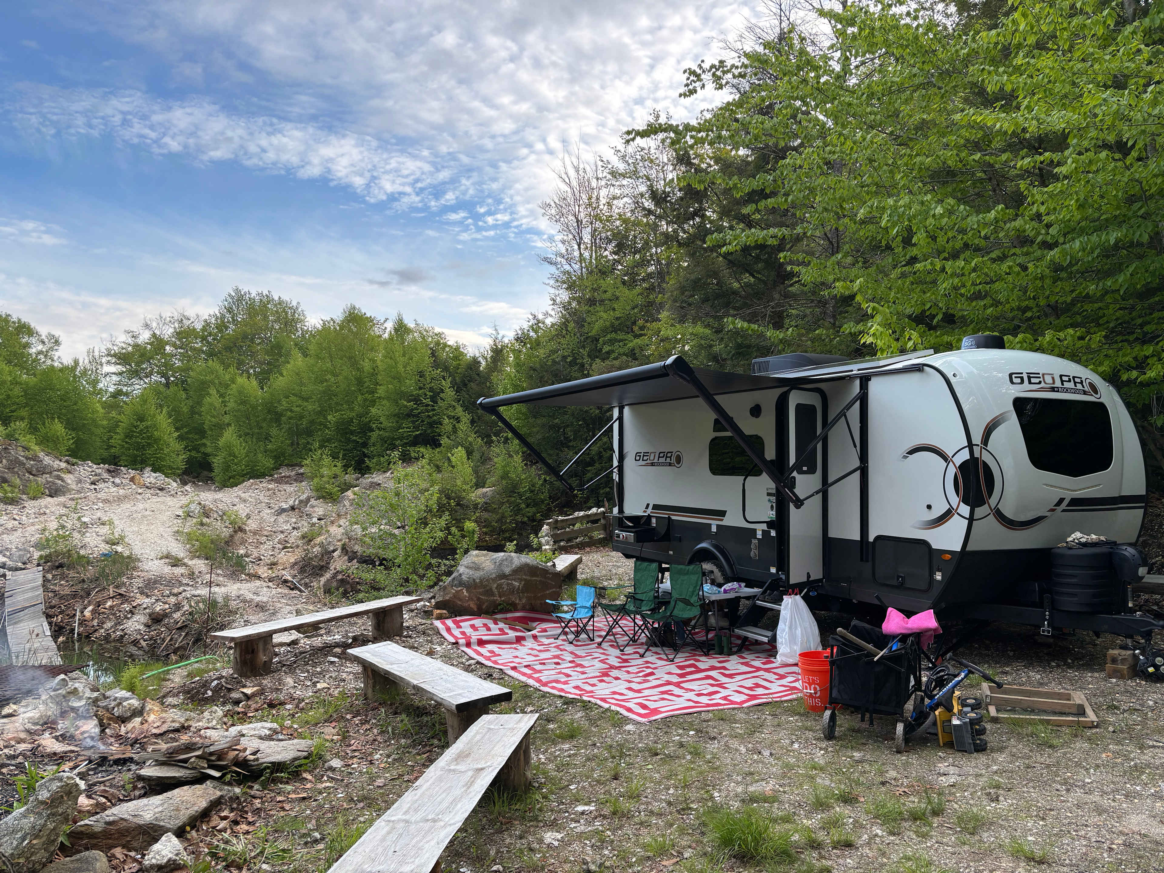 21ft geo pro at the primary site 