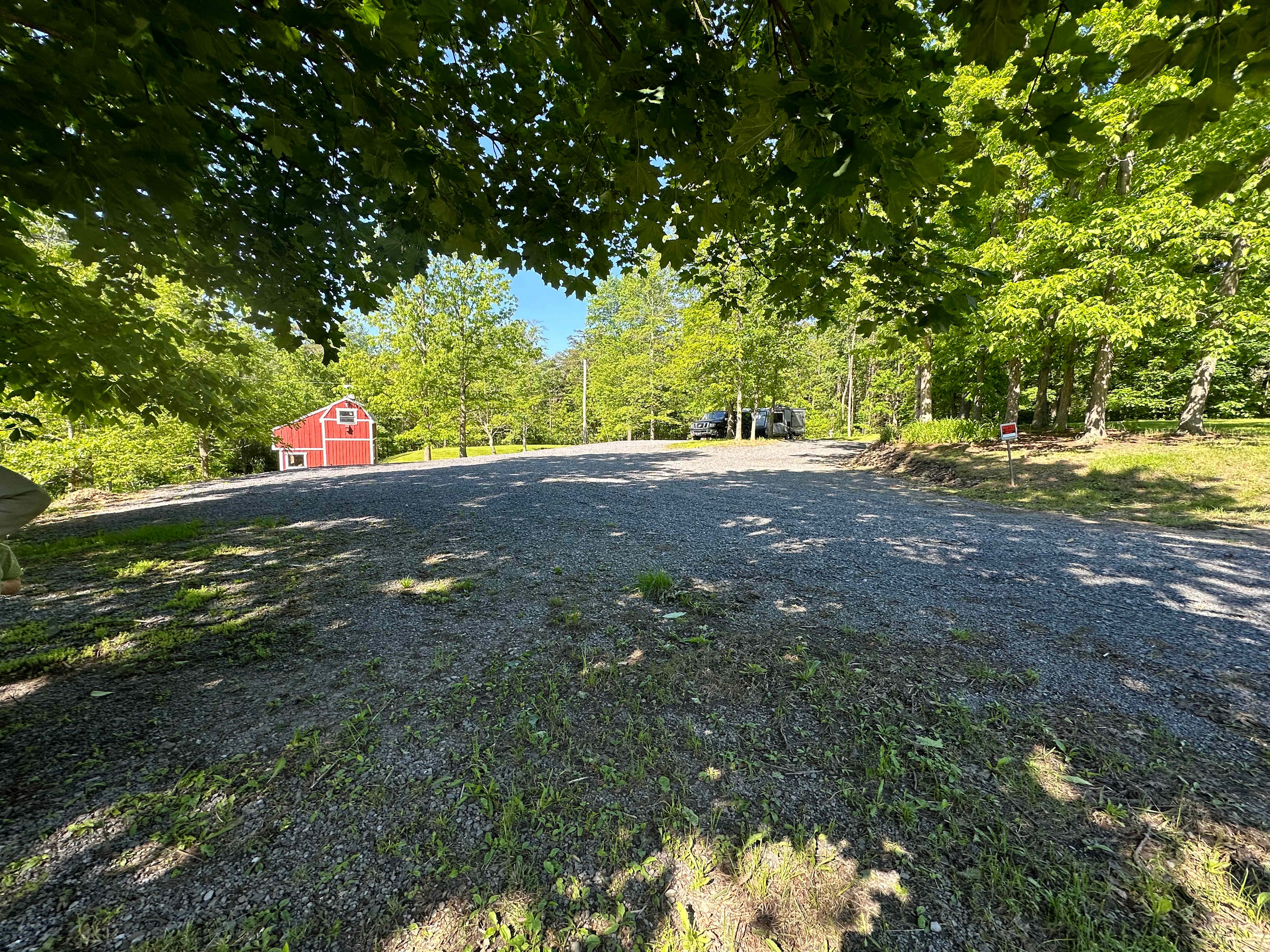 View from road.